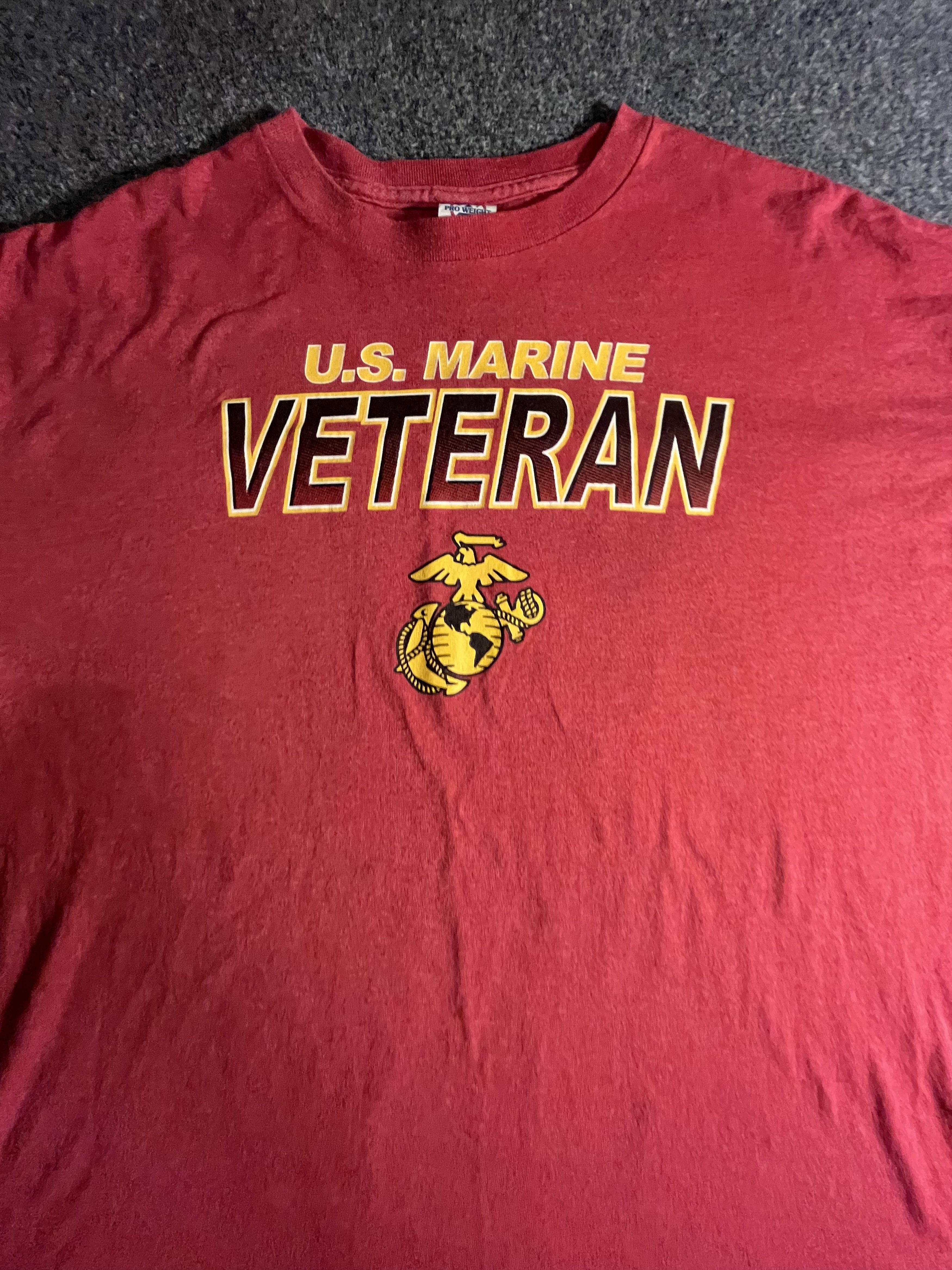 Gildan vintage marines shirt size 2xl USMC veteran short sleeve cre Size US XXL / EU 58 / 5 - 4 Thumbnail