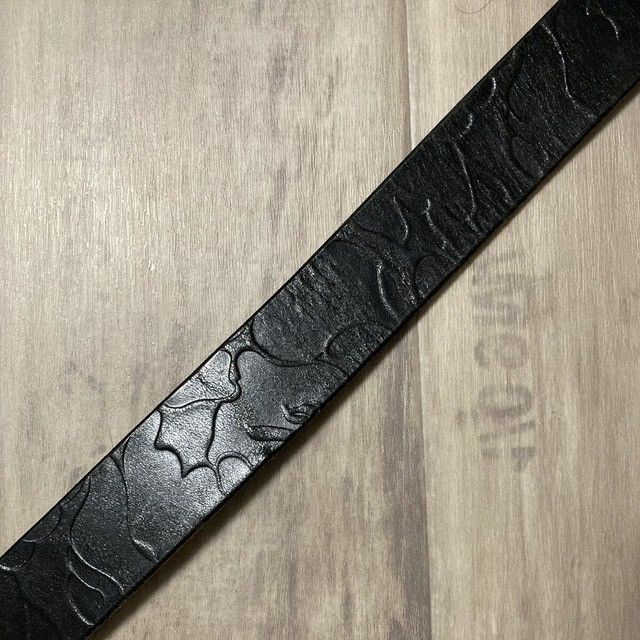 Bape Swarovski × BAPE CAMO Embossed Leather Belt a bathing ape Size ONE SIZE - 4 Thumbnail