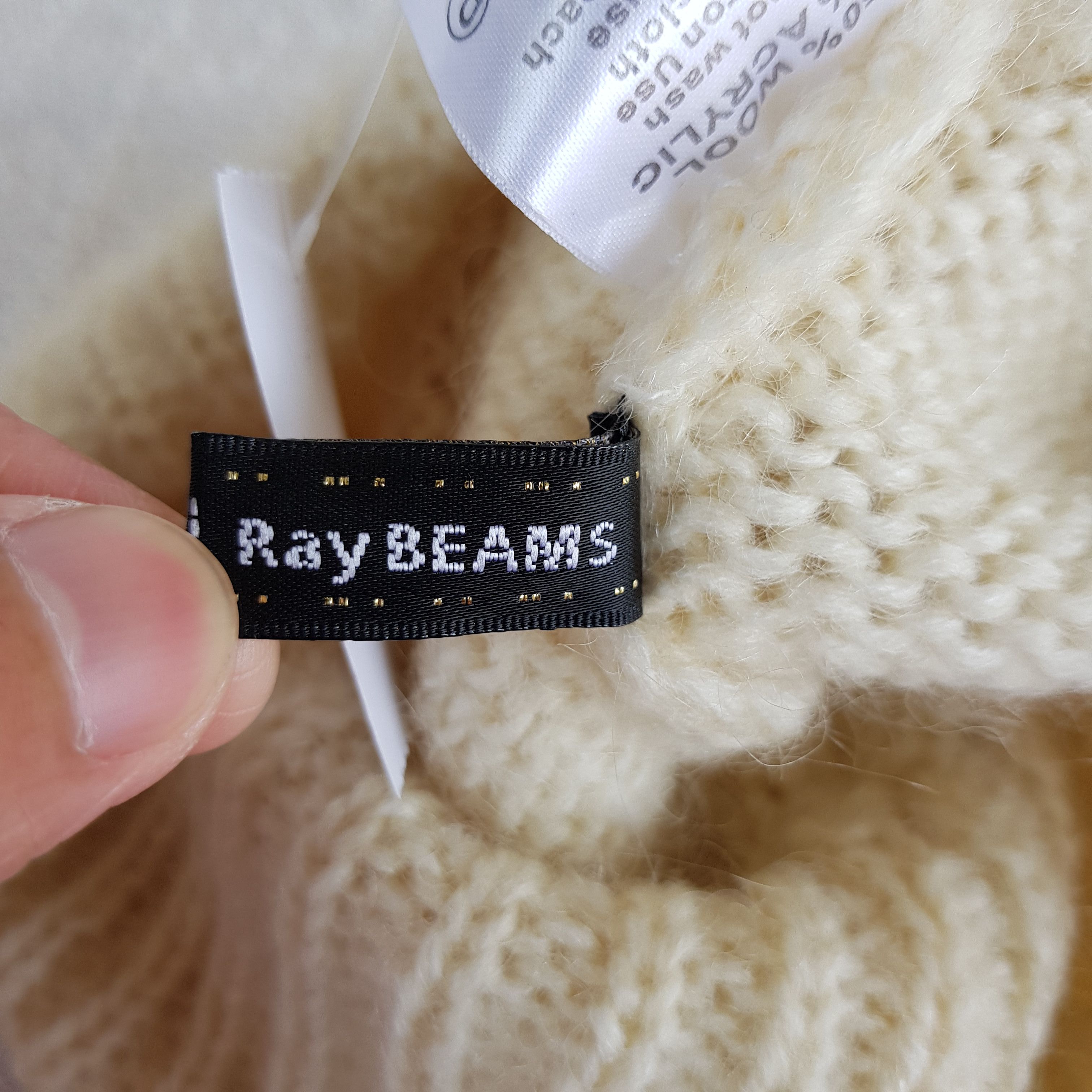 Beams Plus Vintage Beams Beanie Ribbed Knit Snow Cap Hats. Size ONE SIZE - 7 Thumbnail