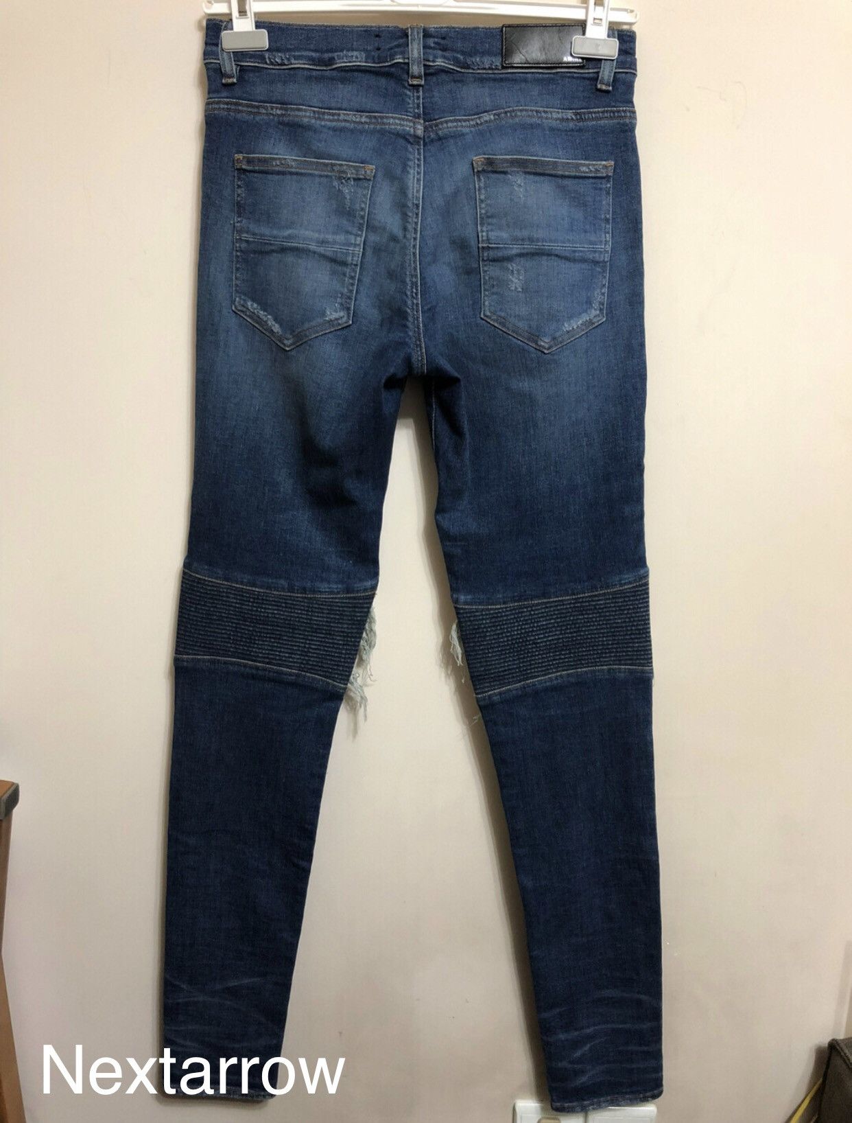 Amiri Amiri mx2 split leather jeans 2412-Nextarrow Size US 30 / EU 46 - 2 Thumbnail