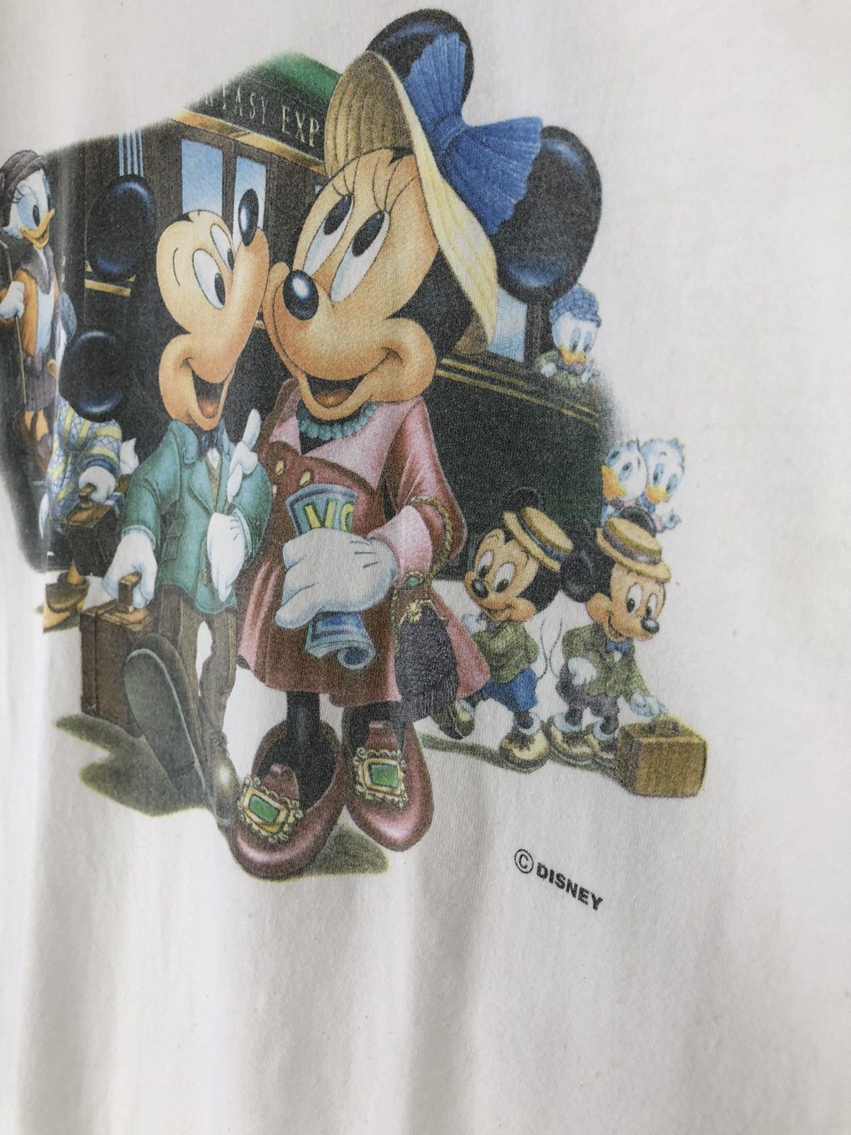 Disney × Mickey Mouse × Vintage Vintage 90s Mickey Minnie Unlimited Carton Tshirt Size US L / EU 52-54 / 3 - 8 Thumbnail