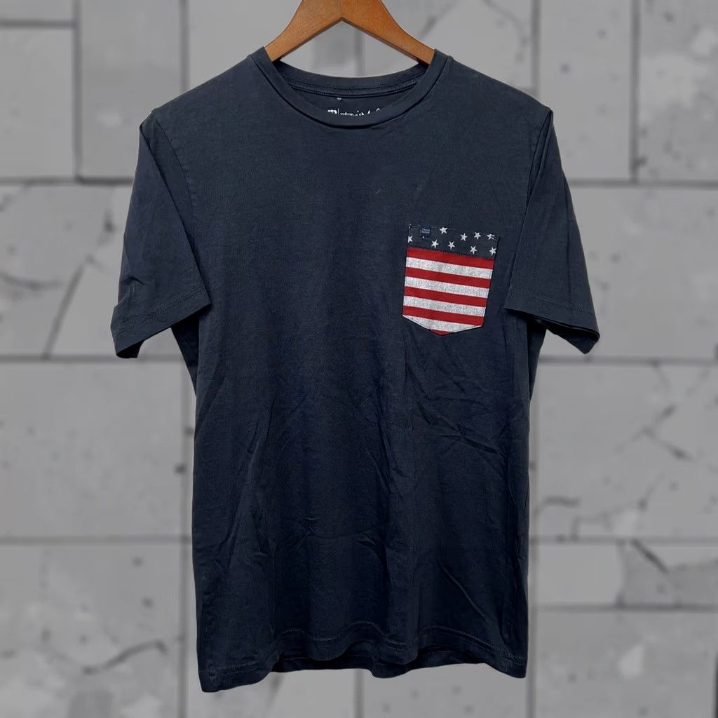 TravisMathew Travis Mathew American Flag Pocket Shirt Mens S Gray Size US S / EU 44-46 / 1 - 1 Thumbnail