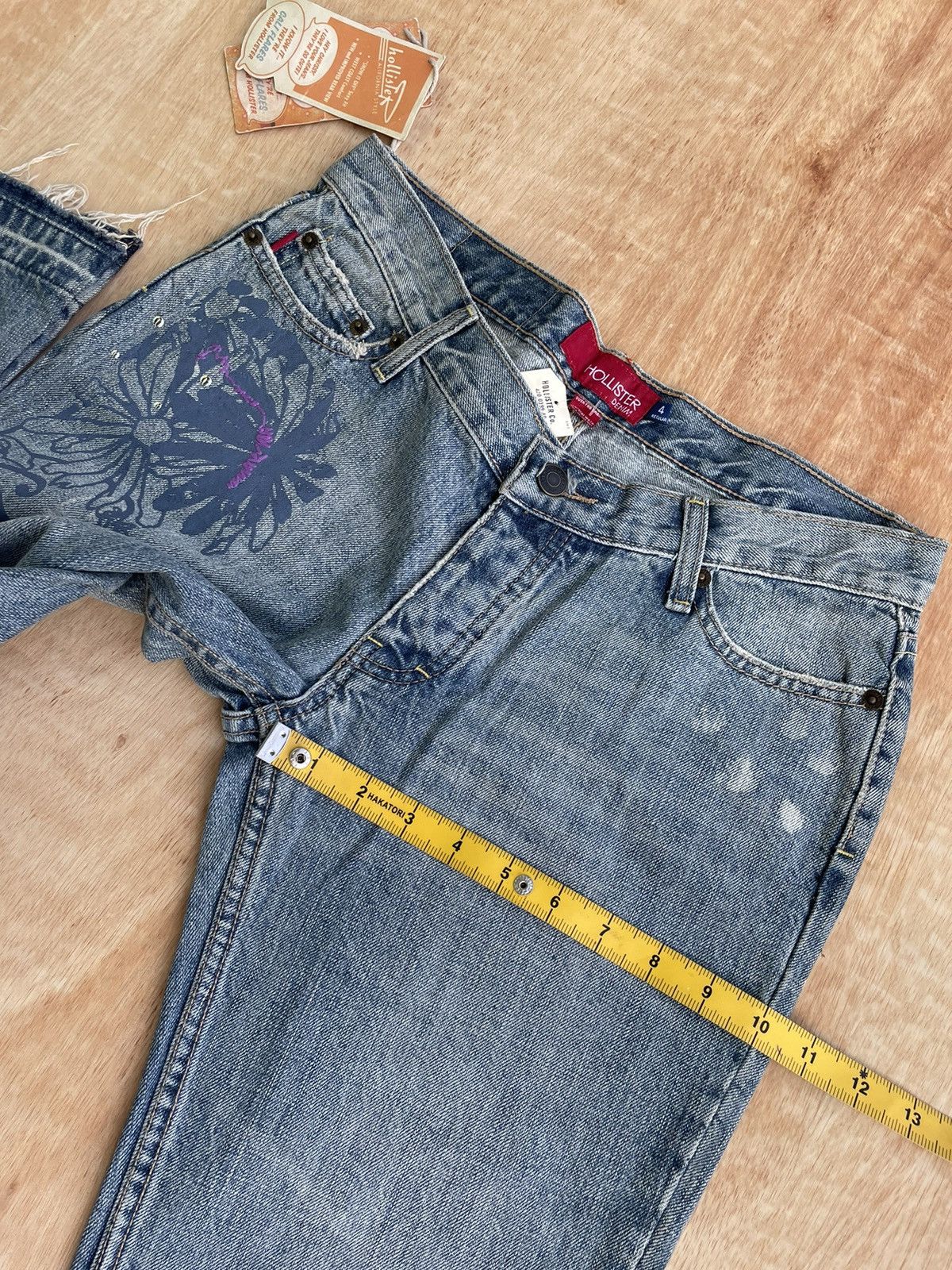 14th Addiction × If Six Was Nine × Japanese Brand Flare Holister Distressed Denim Bootcut Size US 32 / EU 48 - 9 Thumbnail