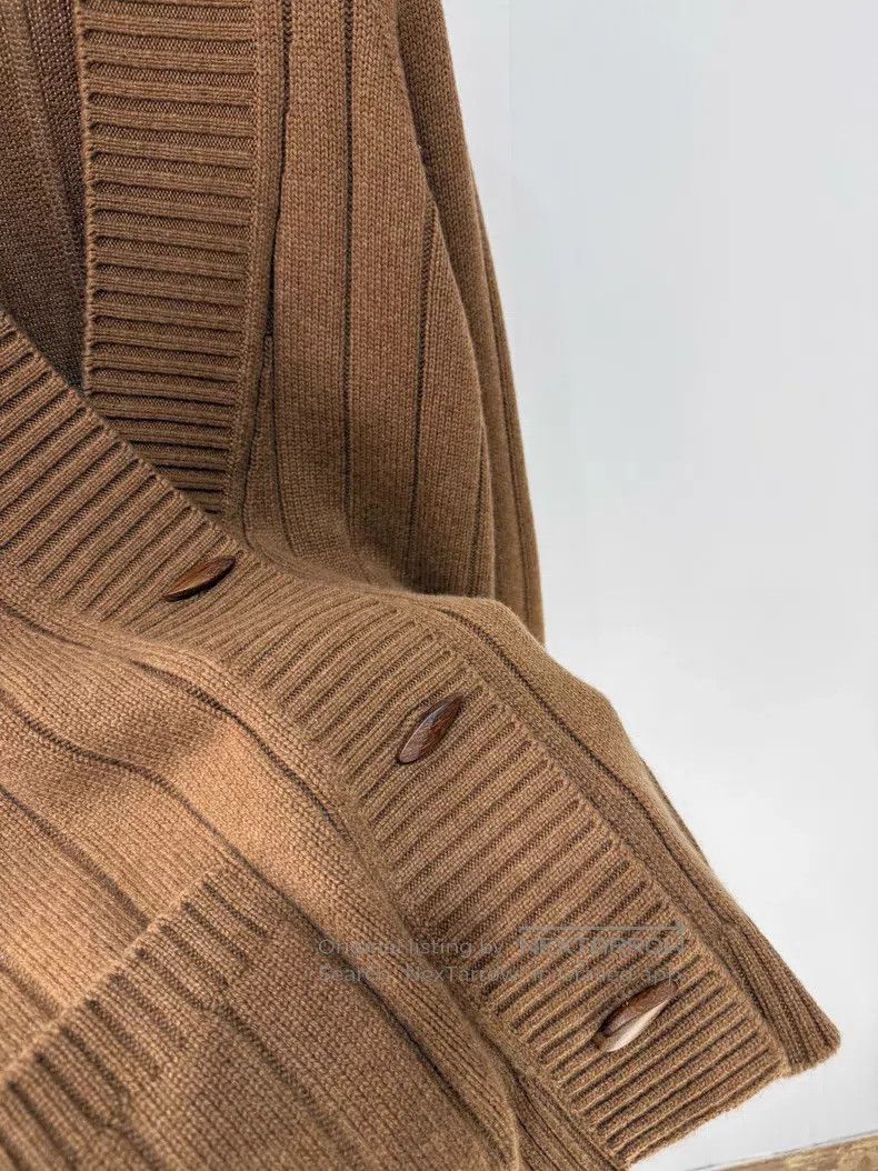 Loro Piana Loro Piana Camel Baby Cashmere Cashmere Linen Open Front J Size S / US 4 / IT 40 - 3 Thumbnail