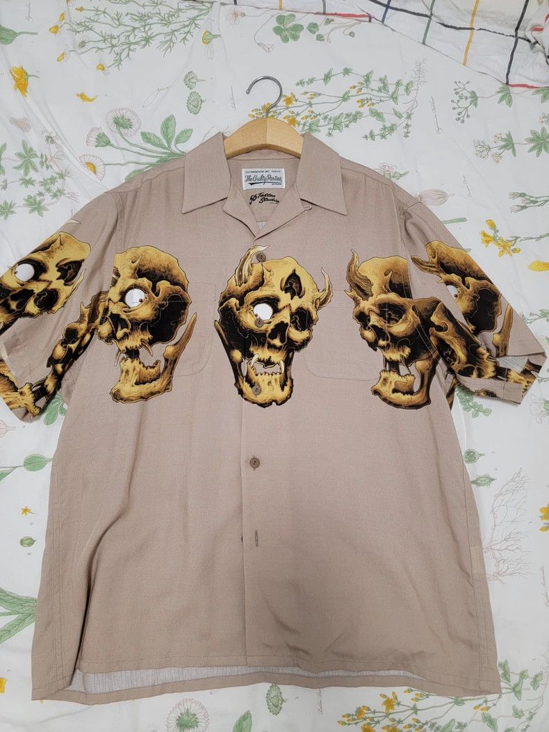 Wacko Maria Wacko maria Distressed Printed Hoodie Size US S / EU 44-46 / 1 - 3 Thumbnail