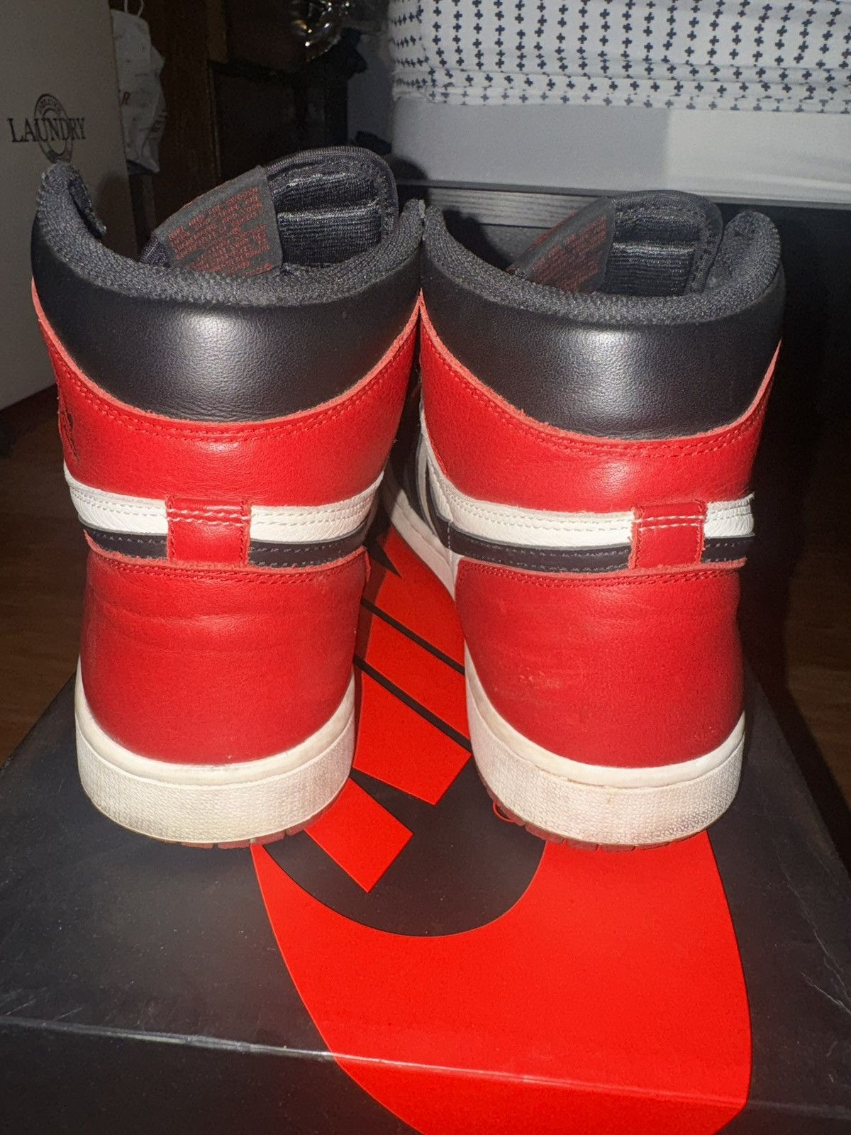 Jordan Brand Jordan 1 Bred Toe Size US 10.5 / EU 43-44 - 5 Thumbnail