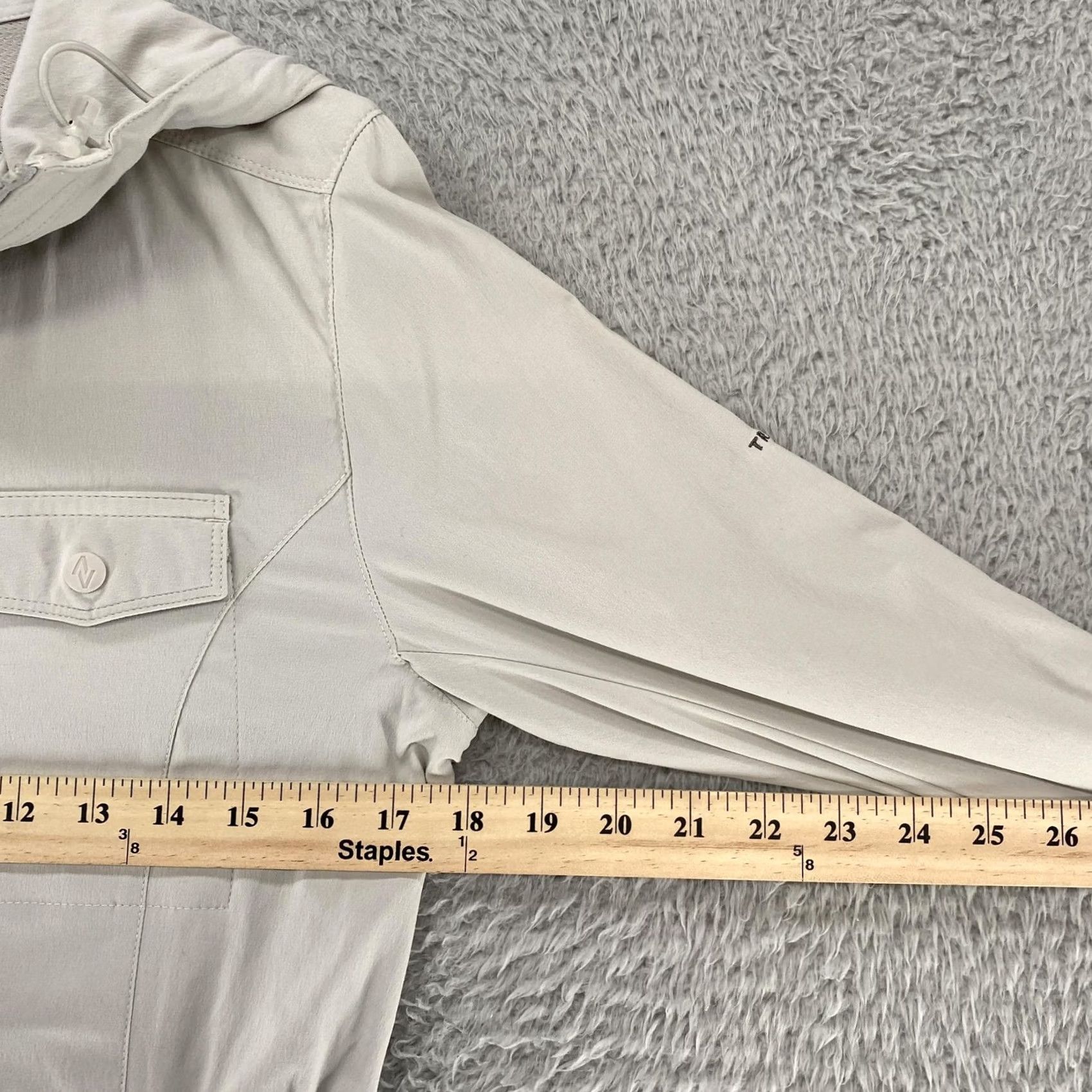 Eddie Bauer Eddie Bauer Jacket Womens XS Beige Hooded Nylon Stretch Travex Atlas 2.0 Size XS / US 0-2 / IT 36-38 - 5 Thumbnail
