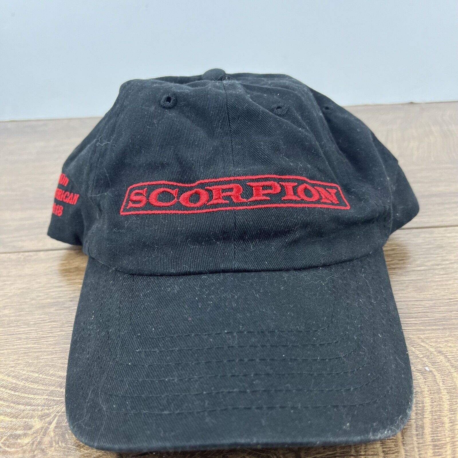 Other Scorpion Hat Black North American Tour Cap Hat Adjustable Ha Size ONE SIZE - 4 Thumbnail