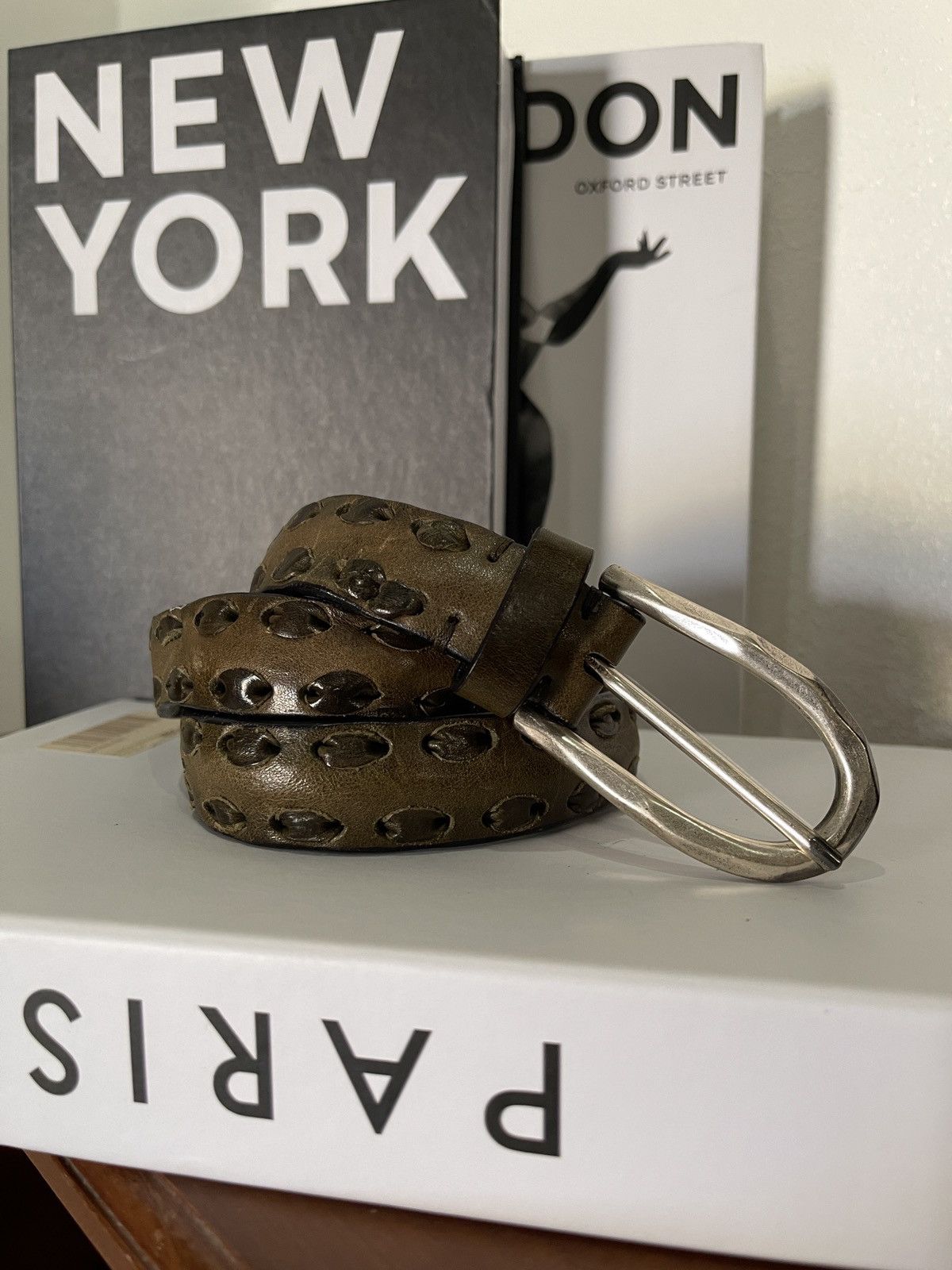 POST&CO POST&CO HandMade Leather Belt Size 30 - 1 Thumbnail