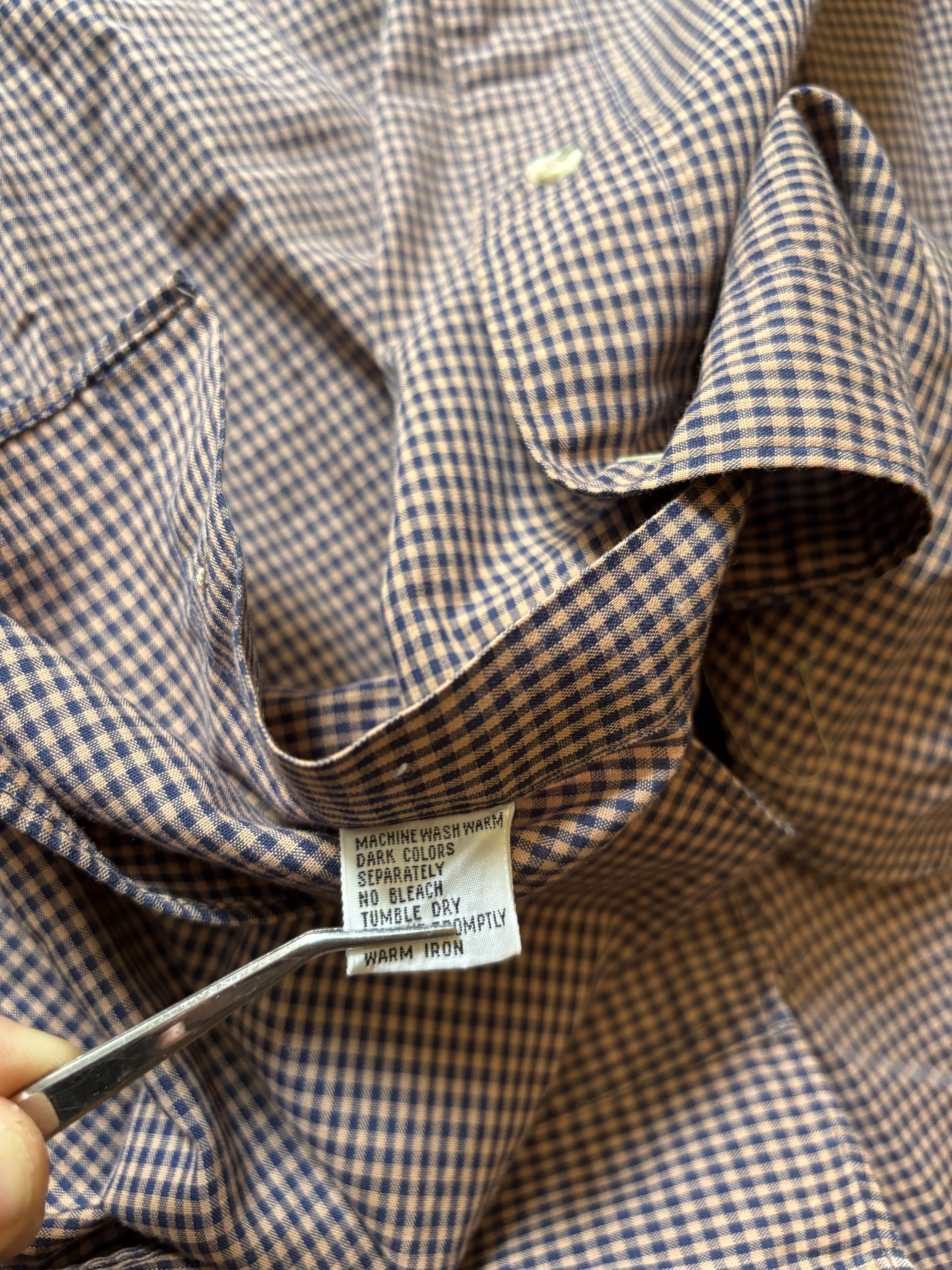 Christian Dior Monsieur Christian Dior Monsieur Check Shirt Size US XL / EU 56 / 4 - 4 Thumbnail