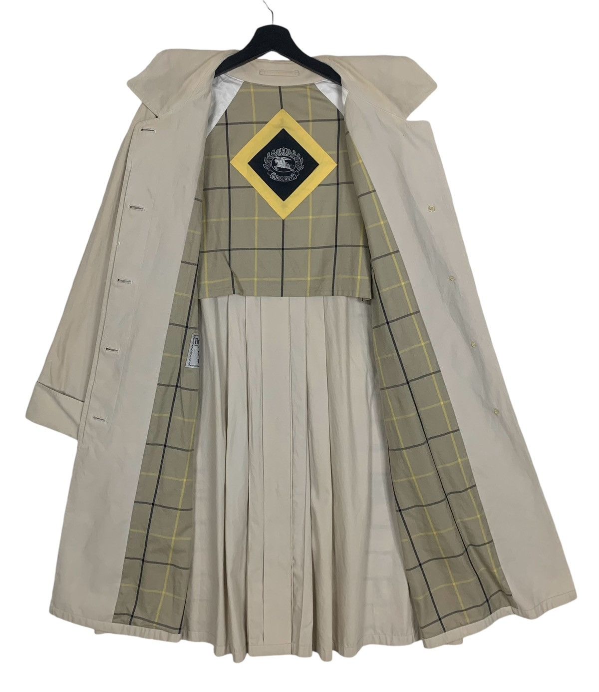 Burberry Vintage Burberry Designer Luxury Trench Coat Long Coat Size L / US 10 / IT 46 - 6 Thumbnail