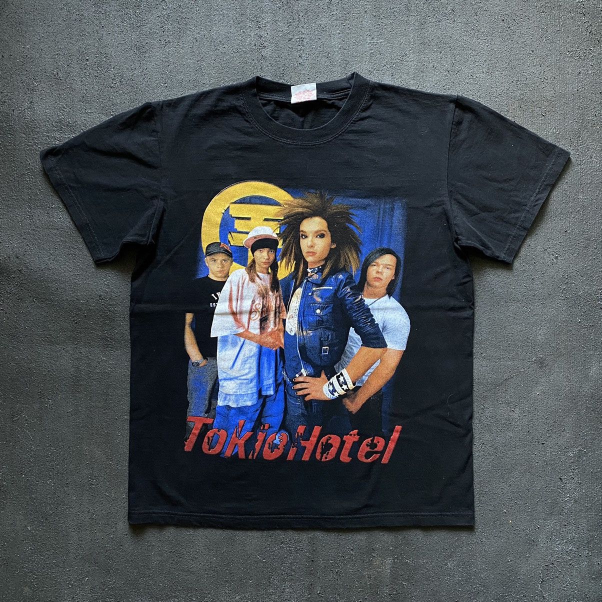 image of Band Tees x Vintage Tokio Hotel 00’S Vintage T-Shirt in Black, Men's (Size Large)