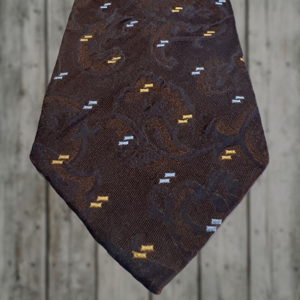 Ermenegildo Zegna Ermenegildo Zegna Silk Neck Tie Baroque Multicolor 4” x 60” Made Italy Mens Size ONE SIZE - 1 Thumbnail