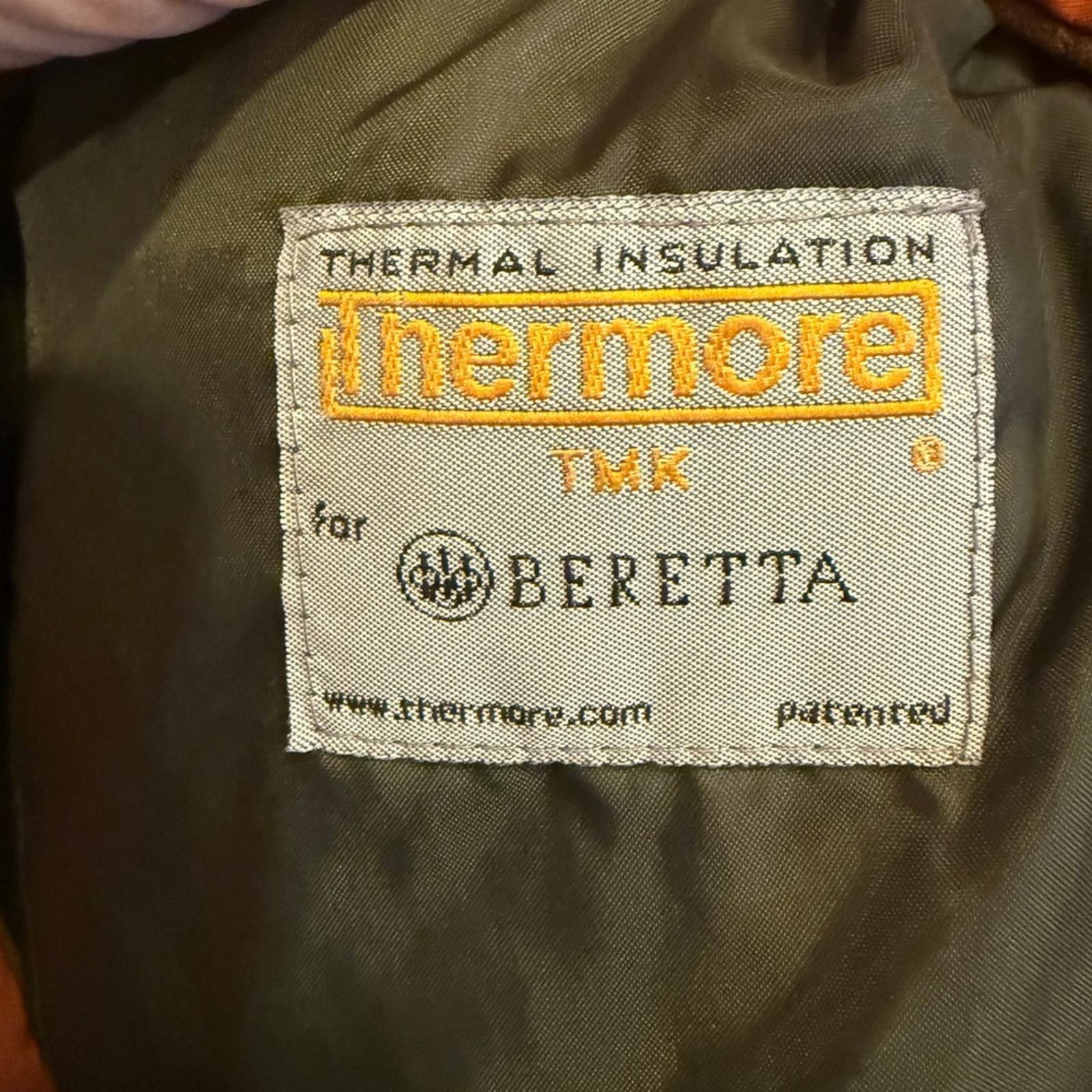 Beretta Beretta Women's Vintage Quilted Chore Coat Burnt Orange Sz L Size L / US 10 / IT 46 - 6 Thumbnail
