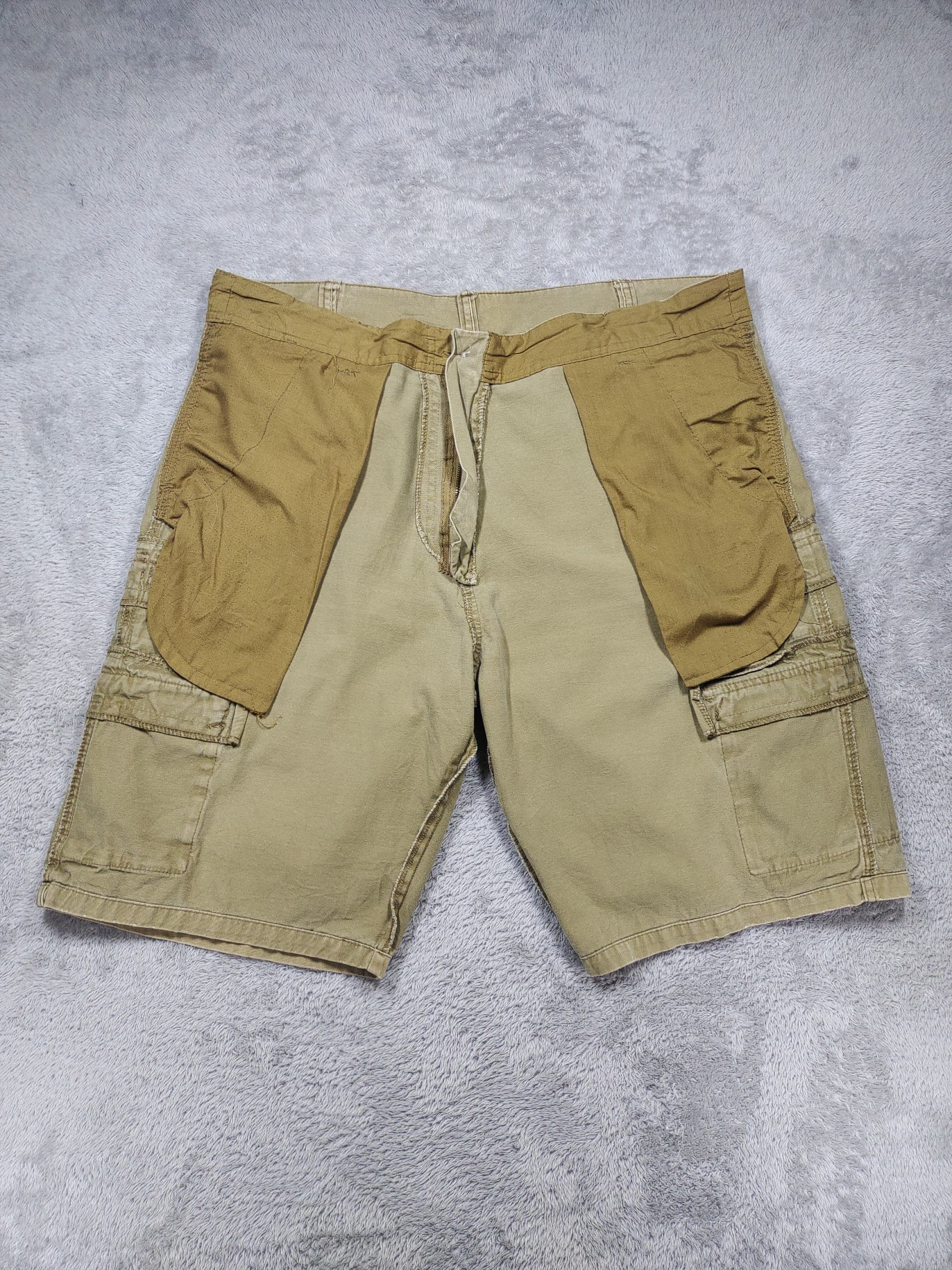 Ocean Pacific × Urban Outfitters × Vintage OCEAN PACIFIC OP BEIGE CARGO SHORTS Size US 42 / EU 58 - 5 Thumbnail
