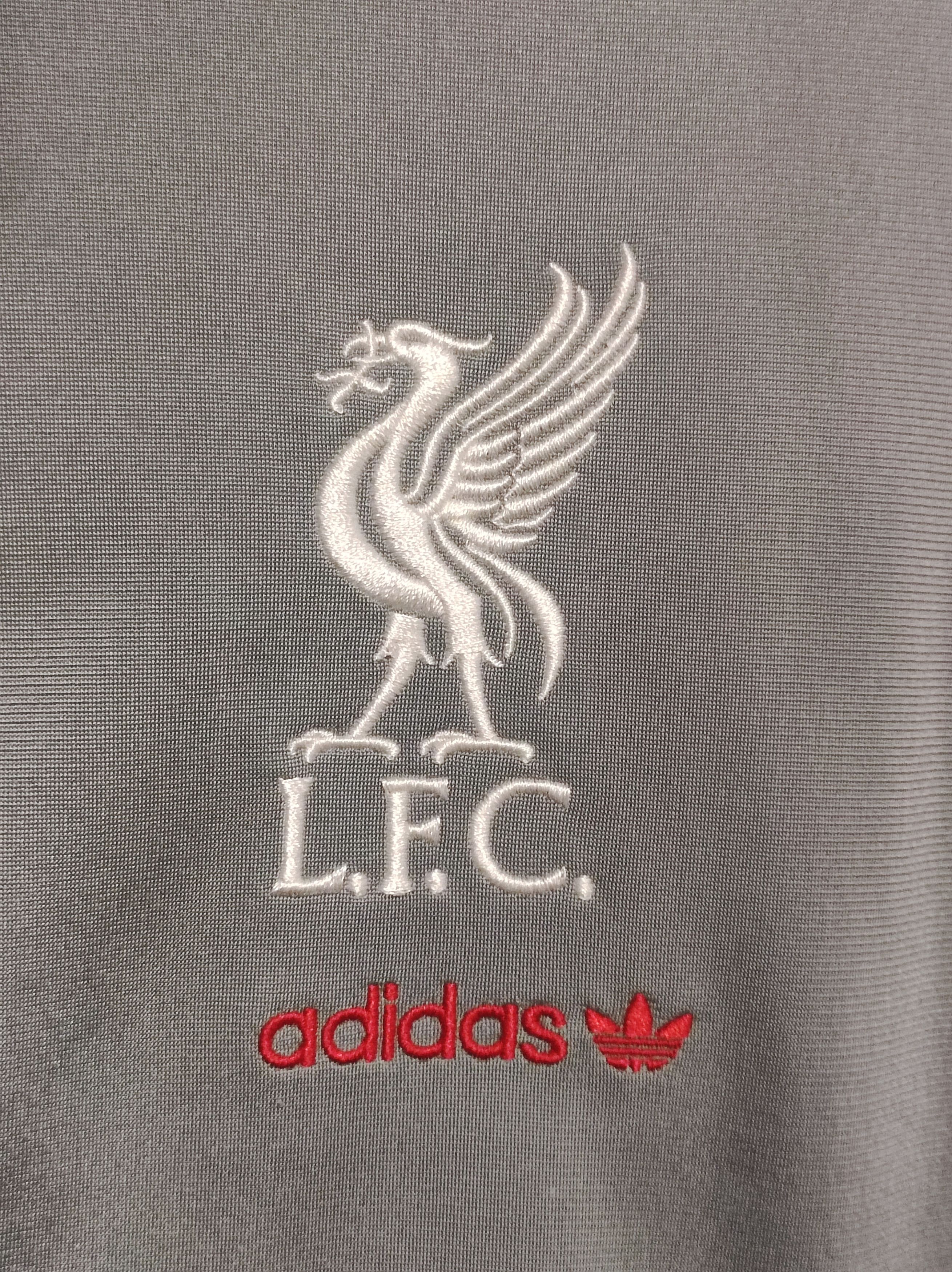 Adidas × Vintage Adidas Liverpool vintage zip sweatshirt light jacket jersey Size US L / EU 52-54 / 3 - 3 Thumbnail
