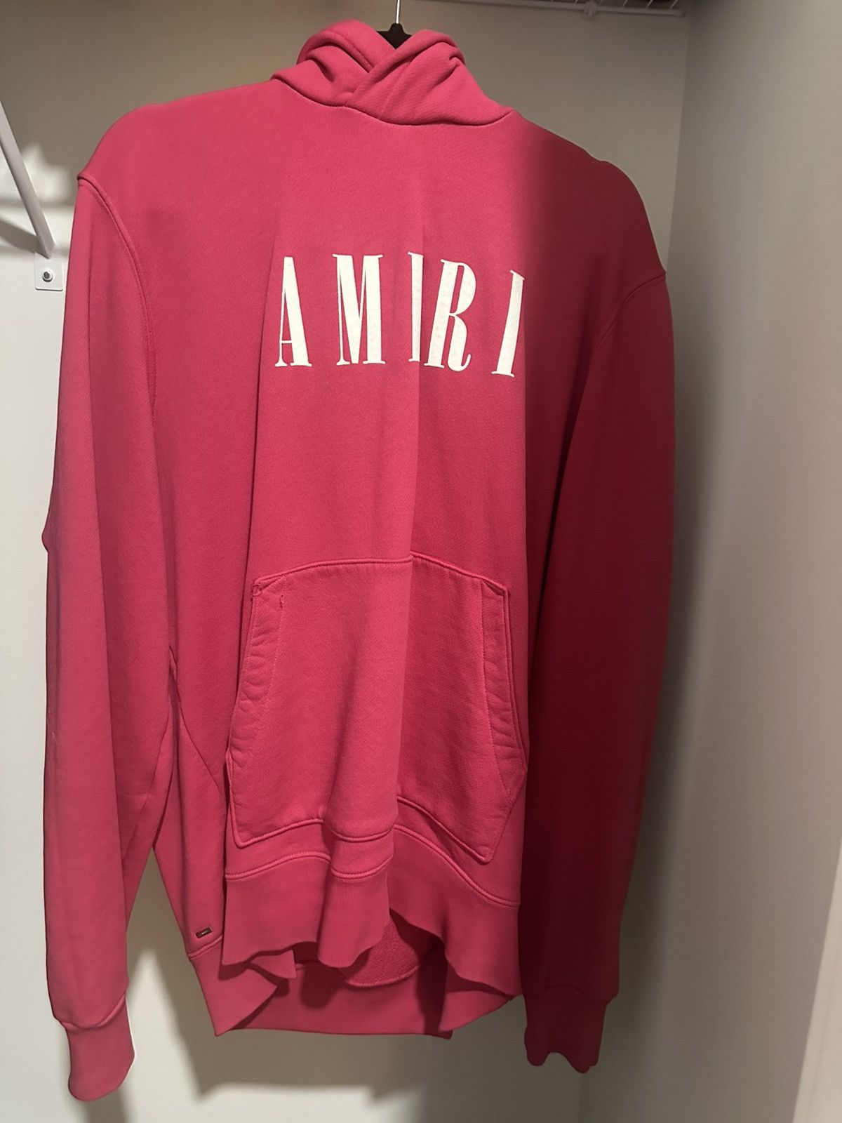 Amiri Amiri Hot Pink 'Core Logo' Hoodie Size US L / EU 52-54 / 3 - 1 Thumbnail