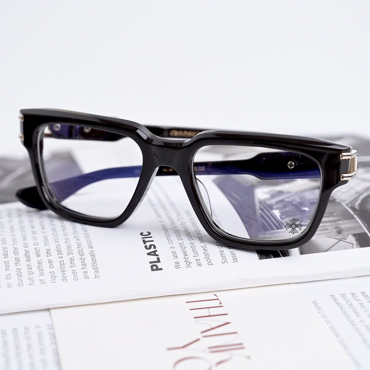 Chrome Hearts CHROME HEARTS BULGE CLASSIC BROWN GLASSES Size ONE SIZE - 5 Thumbnail
