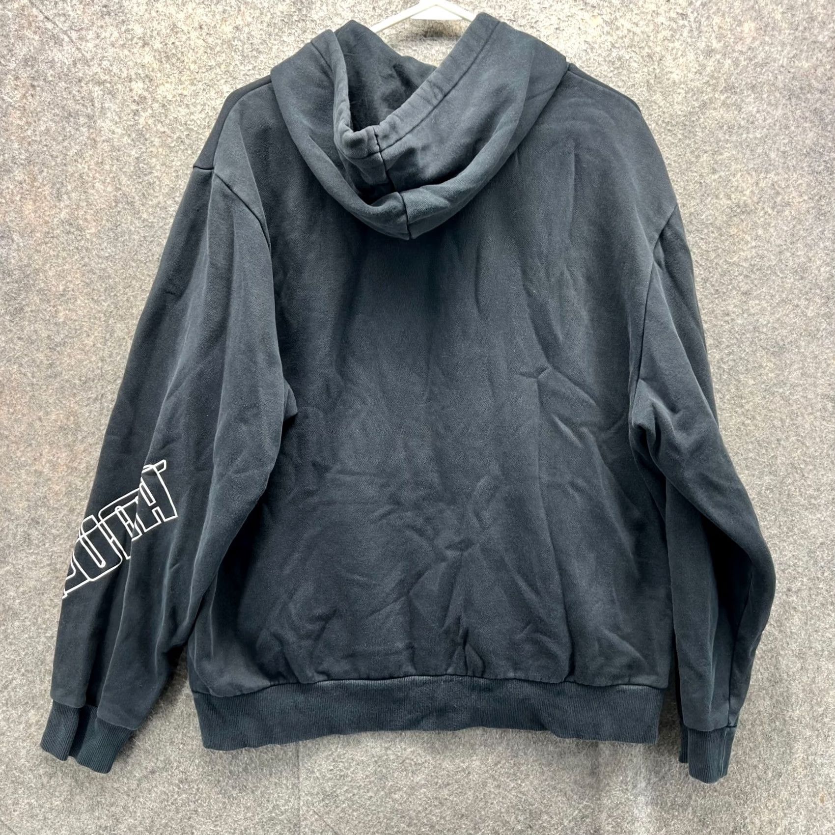 Puma VINTAGE Puma Hoodie Mens Large Black White Sweater Fleece Mikina Rebel Pullover Trefoil Size US L / EU 52-54 / 3 - 2 Thumbnail