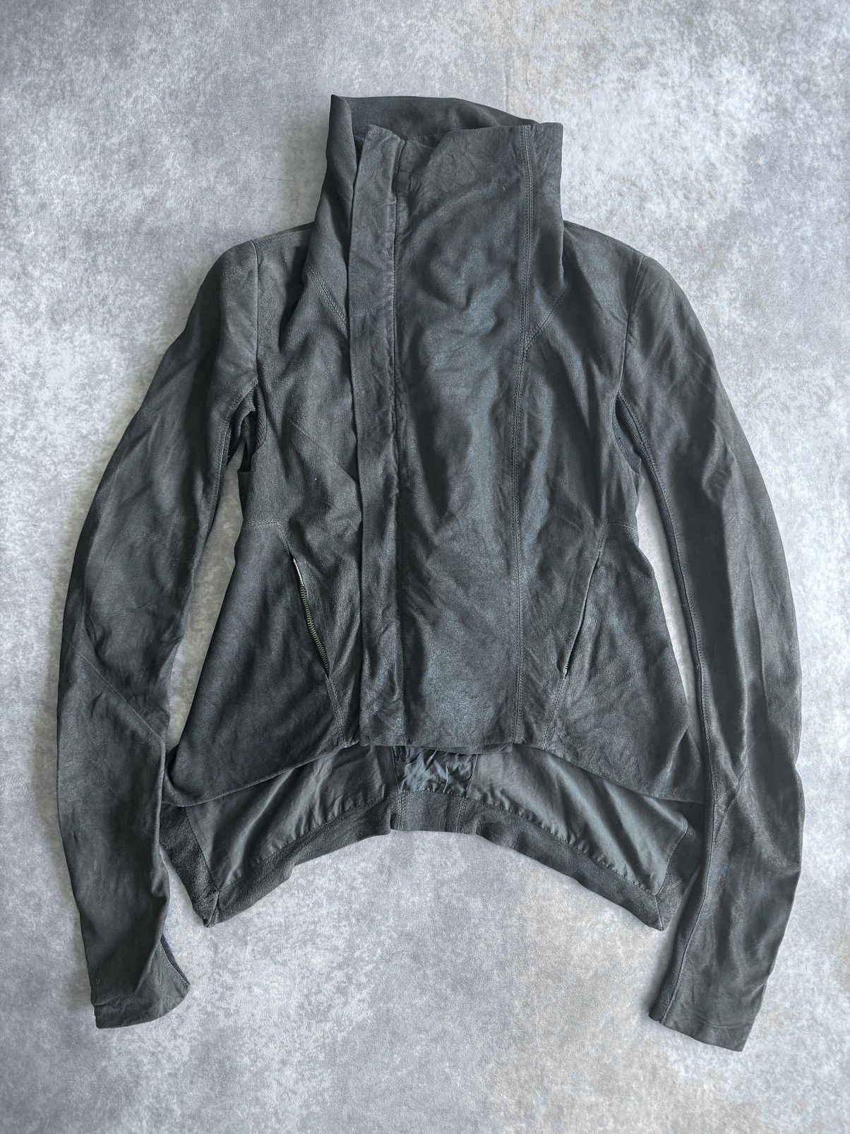 Rick Owens Rick Owens Naska Biker Leather Jacket Size US S / EU 44-46 / 1 - 1 Thumbnail