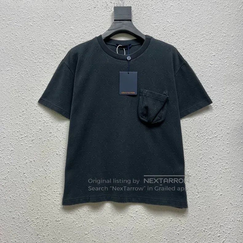 Louis Vuitton Louis Vuitton Dark grain full-print LOGO pocket short slee Size US S / EU 44-46 / 1 - 1 Thumbnail