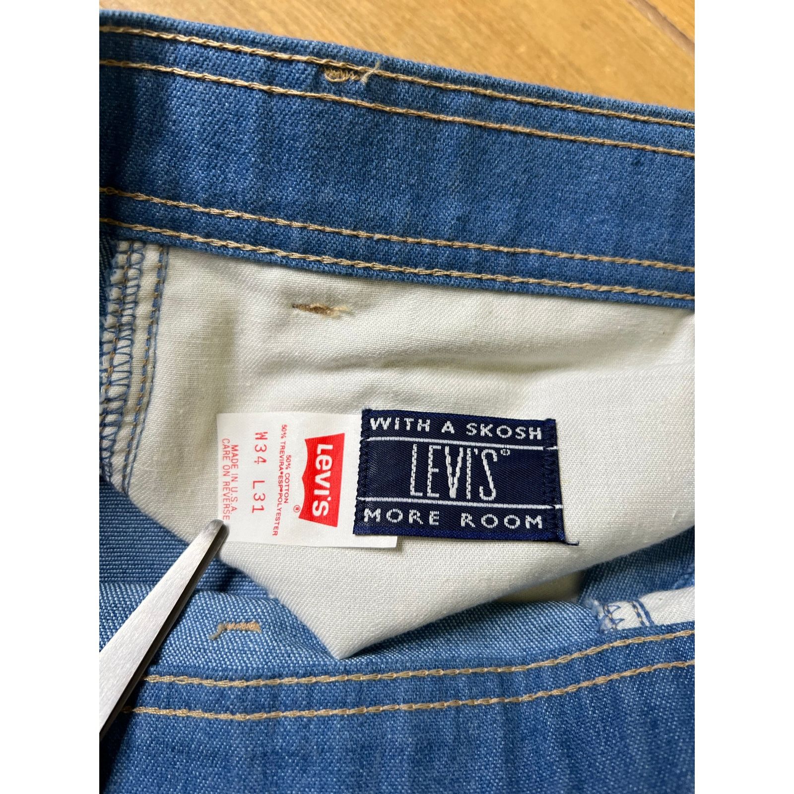 Levi's Levi’s Vintage Orange Tab Jeans Mens 32x30 Made USA Wide Size US 32 / EU 48 - 4 Thumbnail