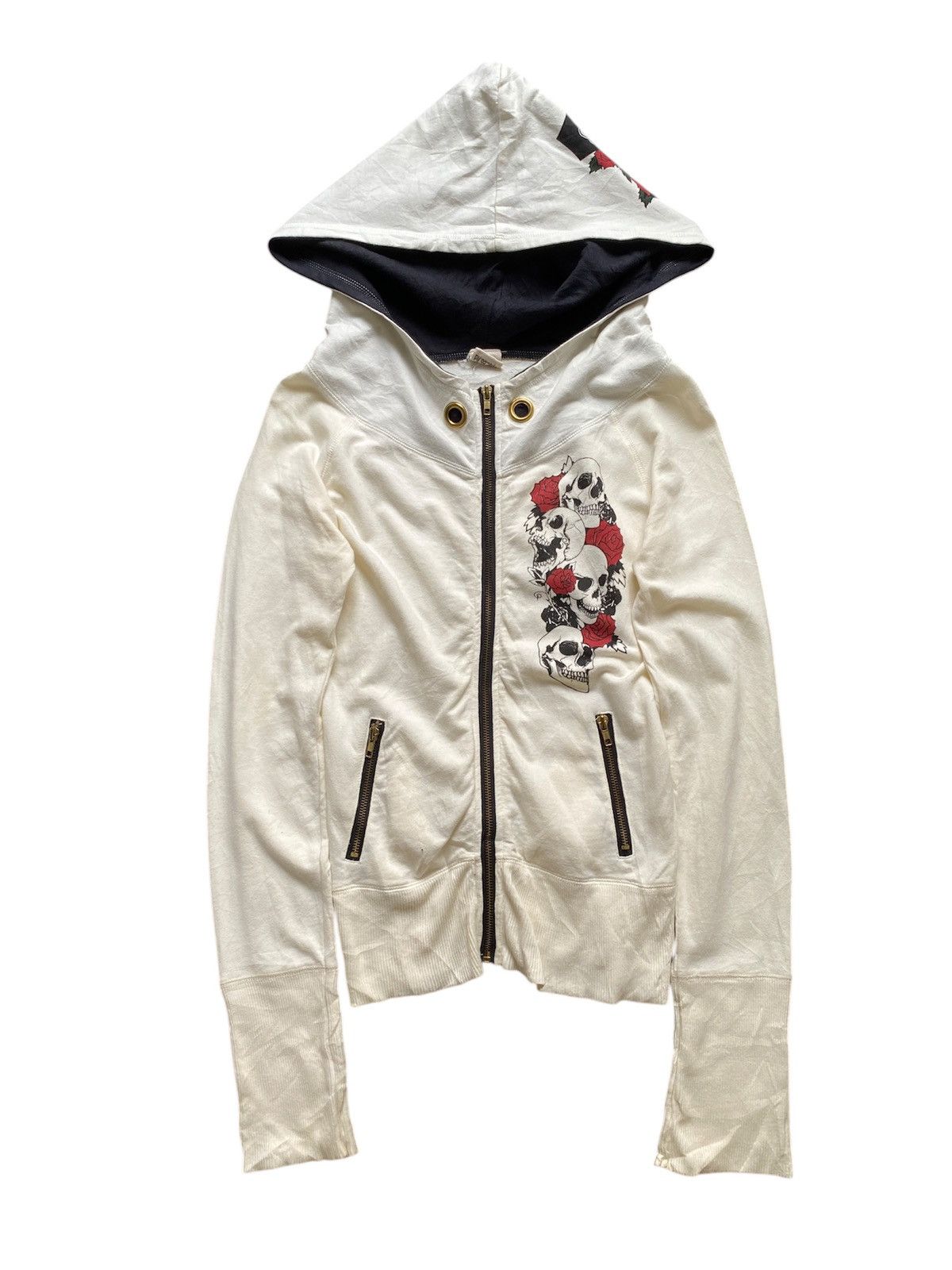 If Six Was Nine D.i.a Japan Skulls Cross Rose Logo Hoodie Size US S / EU 44-46 / 1 - 2 Thumbnail