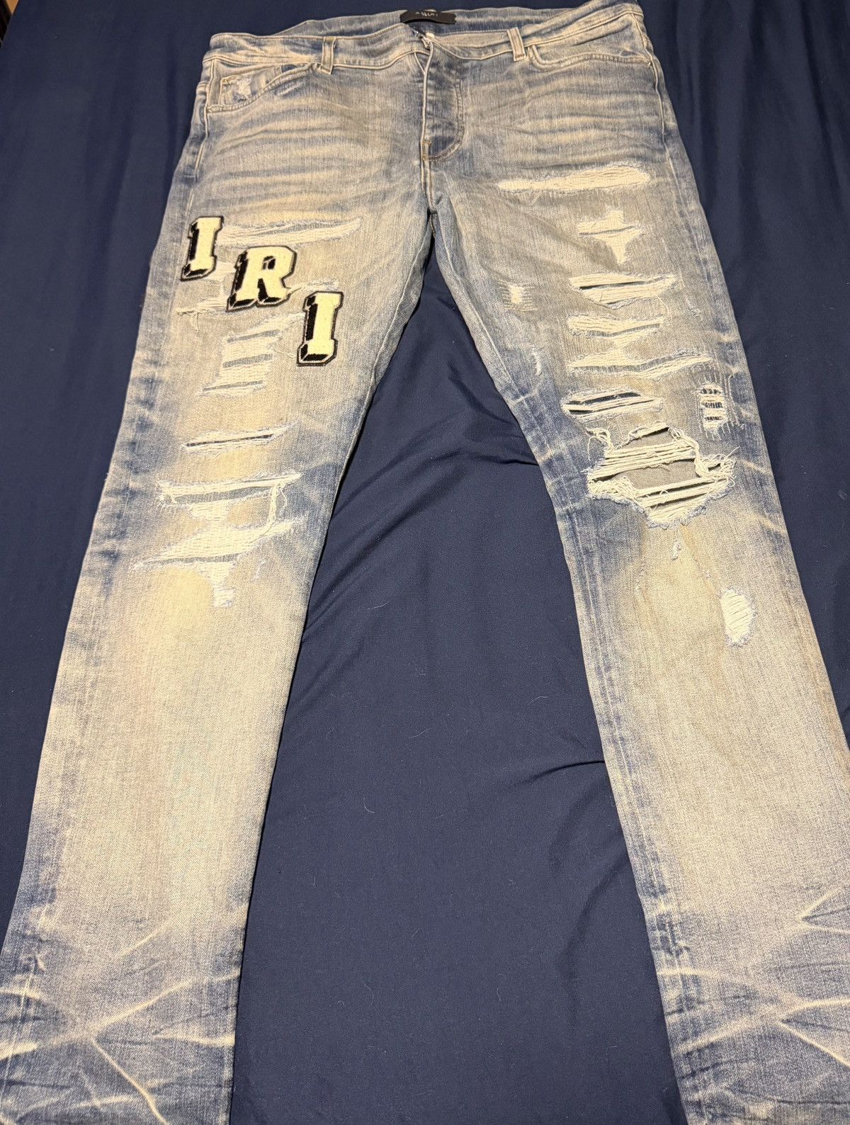 Amiri Amiri Varsity Jeans Size US 38 / EU 54 - 1 Thumbnail