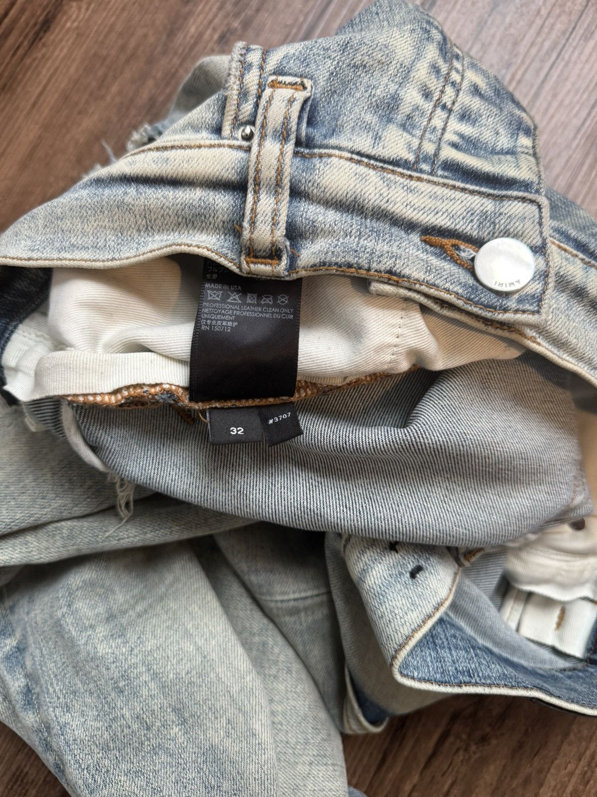 Amiri Amiri MX1 Clay Indigo Size US 32 / EU 48 - 7 Thumbnail