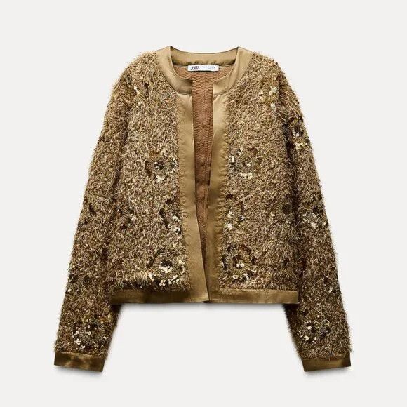 Zara RARE!!! ZARA Sequined Cardigan Size XL / US 12-14 / IT 48-50 - 8 Thumbnail