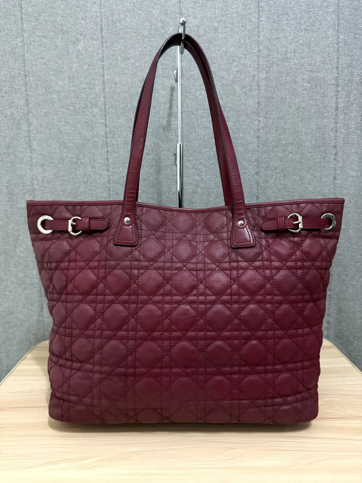 Dior Christian Dior Panarea Cannage Quilted Canvas Tote bag Size ONE SIZE - 7 Thumbnail