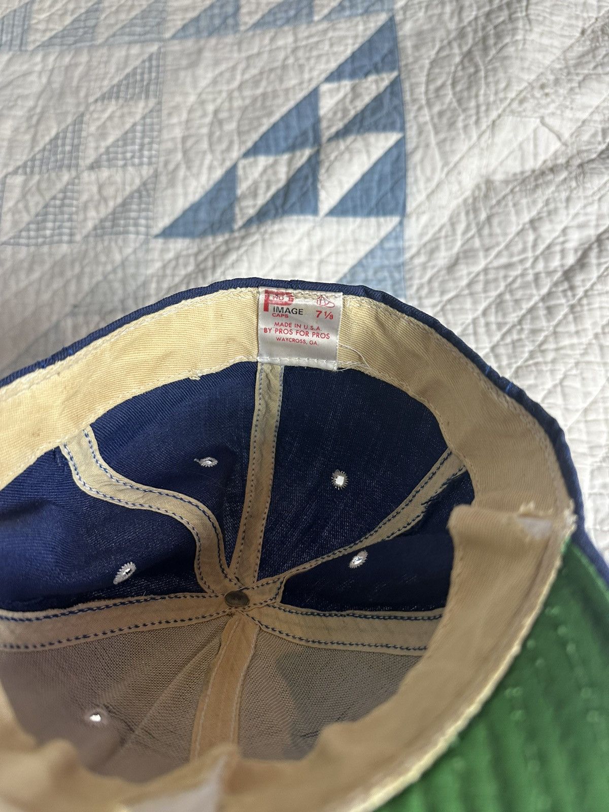 Vintage Wool 60s p image caps Kansas university baseball cap Size ONE SIZE - 4 Thumbnail
