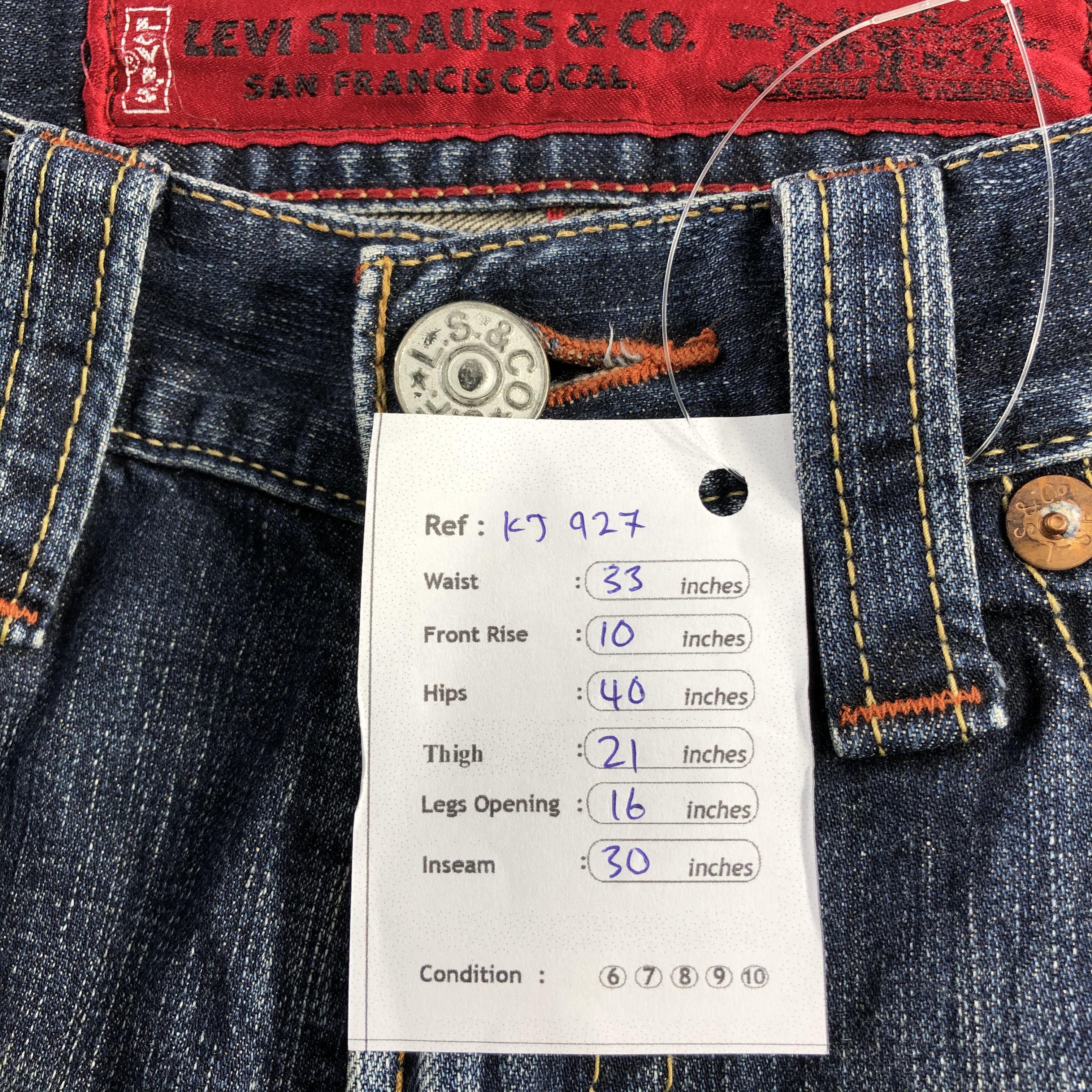 Levi's Vintage Levi's 507 Jeans Dark Wash Denim KJ927 Size US 30 / EU 46 - 17 Thumbnail