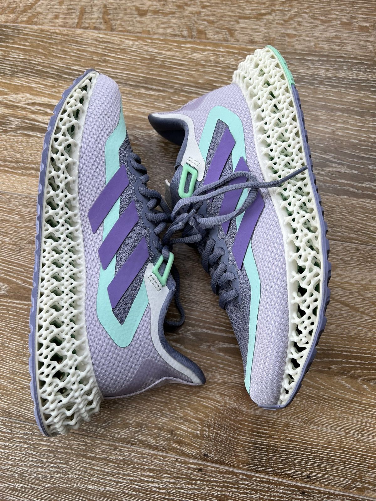 Adidas Adidas womens 4dfwd 2 ‘silver violet pulse mint’ sneakers Size US 6.5 / IT 36.5 - 3 Thumbnail