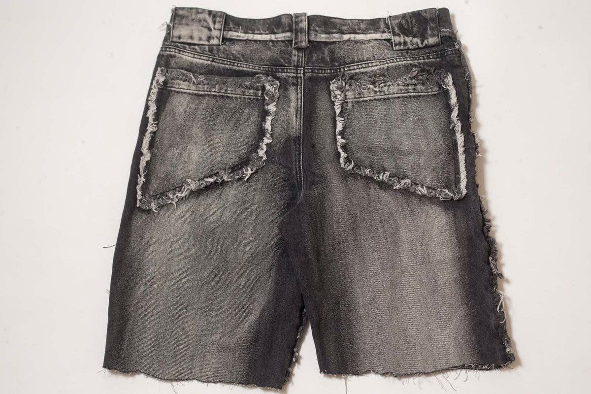 No Faith Studios NO/FAITH STUDIOS Gray Flared Shorts Size US 34 / EU 50 - 12 Thumbnail