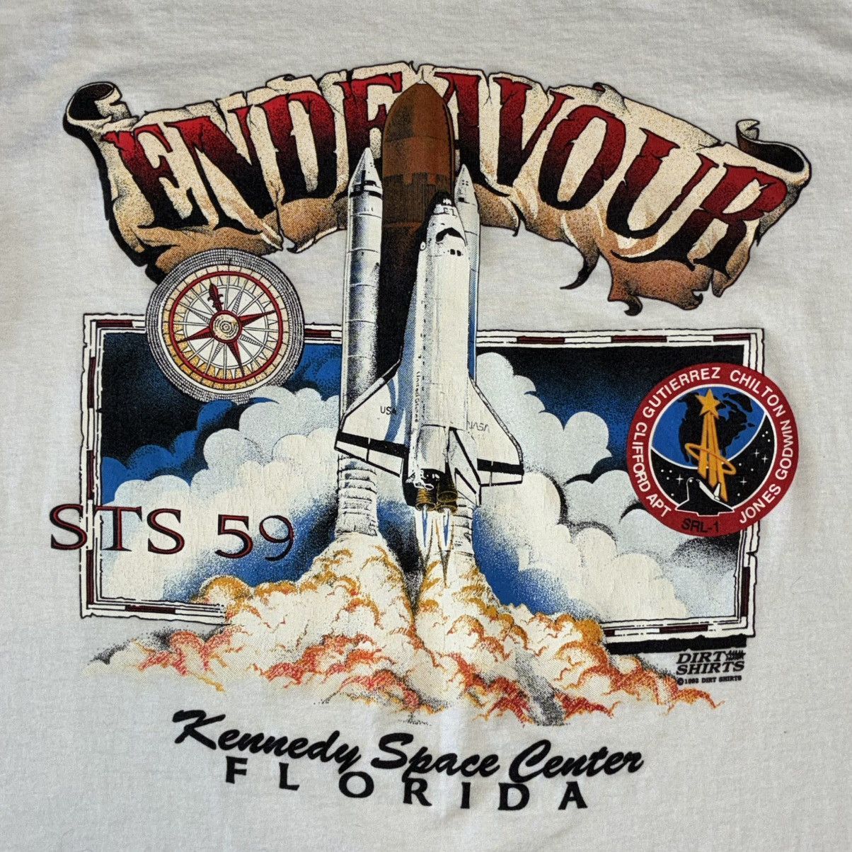 Other Nasa Kennedy Space Center Endeavour white tee Size US L / EU 52-54 / 3 - 2 Thumbnail