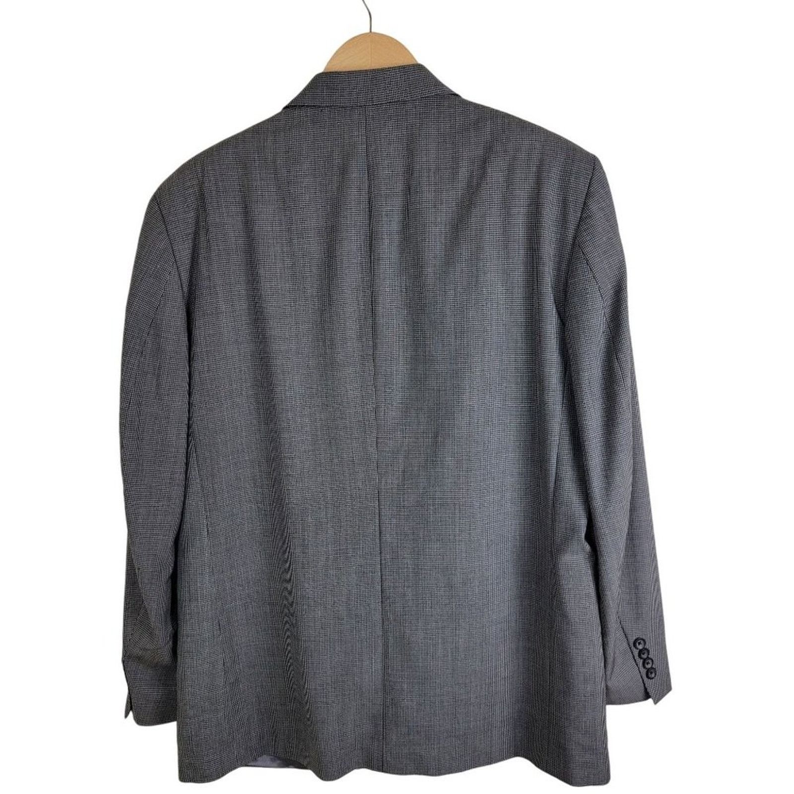 Oscar De La Renta Oscar de la Renta Mens Check Wool Blazer Sportcoat Size 42R - 2 Thumbnail