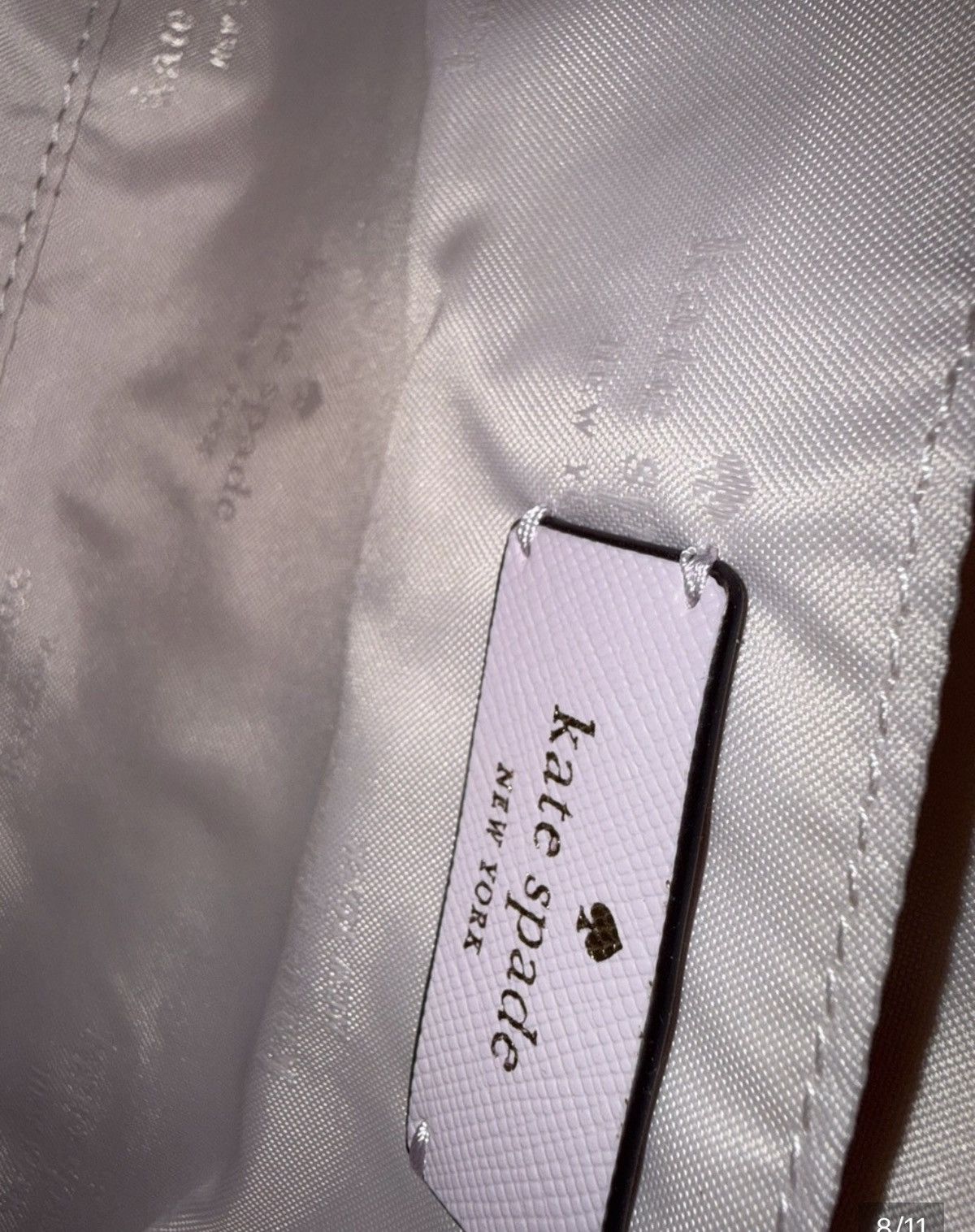 Kate Spade Kate Spade Madison Pastel Lavender Saffiano Leather Bag Size ONE SIZE - 8 Thumbnail