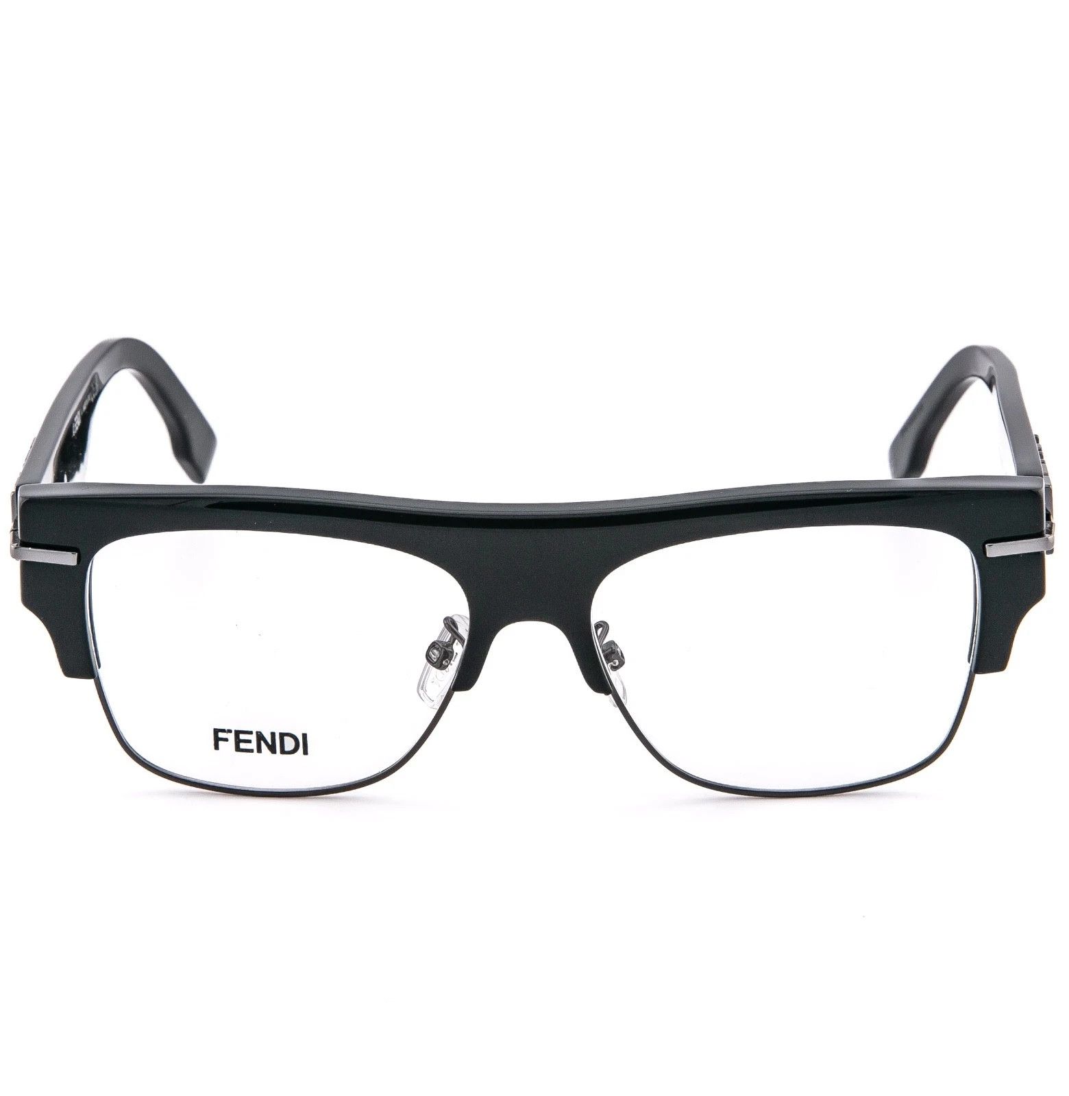 Fendi FENDI FENDIGRAPHY HOBO LOGO 50095 001 Eyeglasses FE50095U Size ONE SIZE - 5 Thumbnail