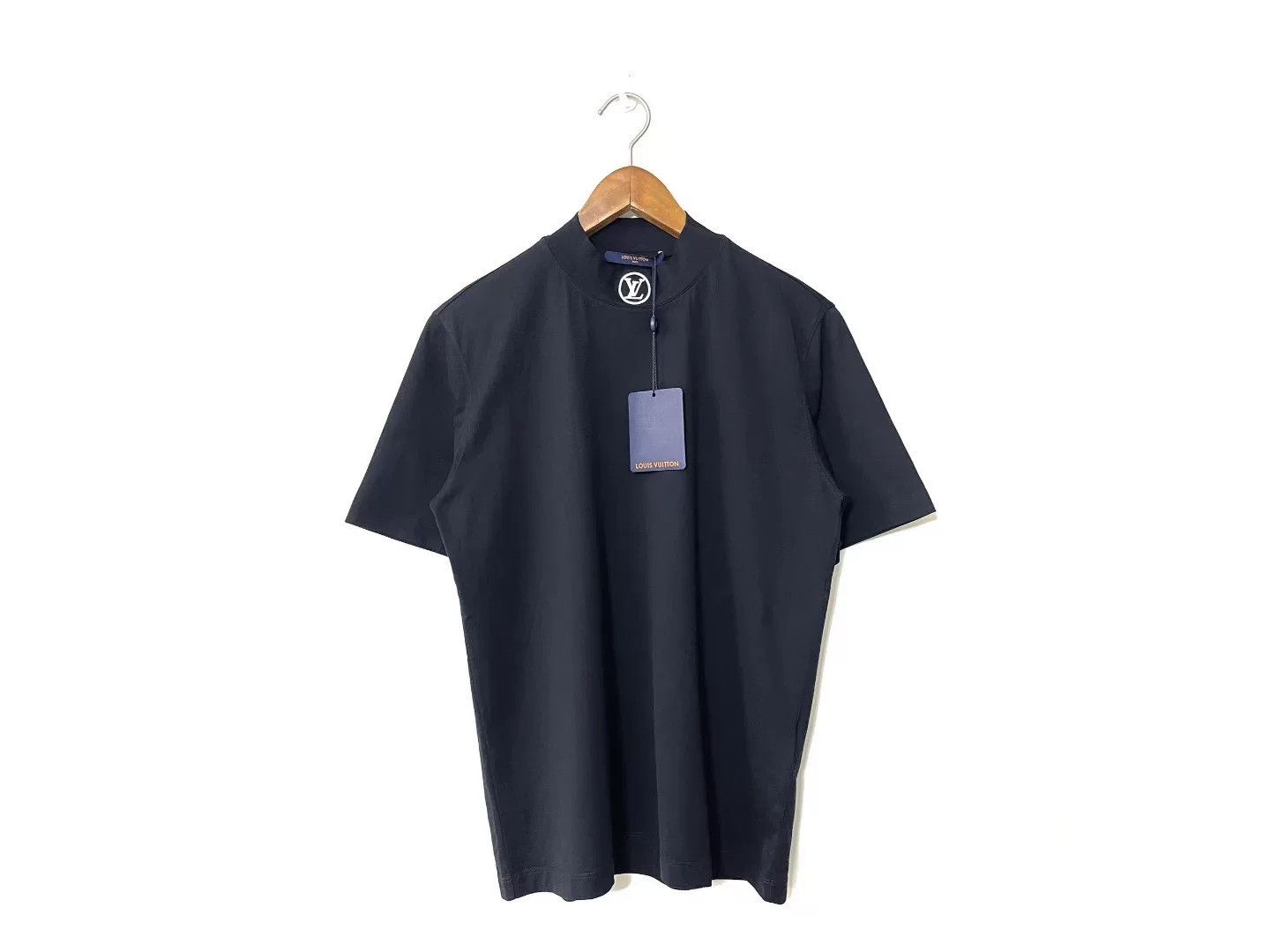 Louis Vuitton Louis Vuitton Black Logo Turtleneck Short-Sleeve Size US M / EU 48-50 / 2 - 1 Thumbnail