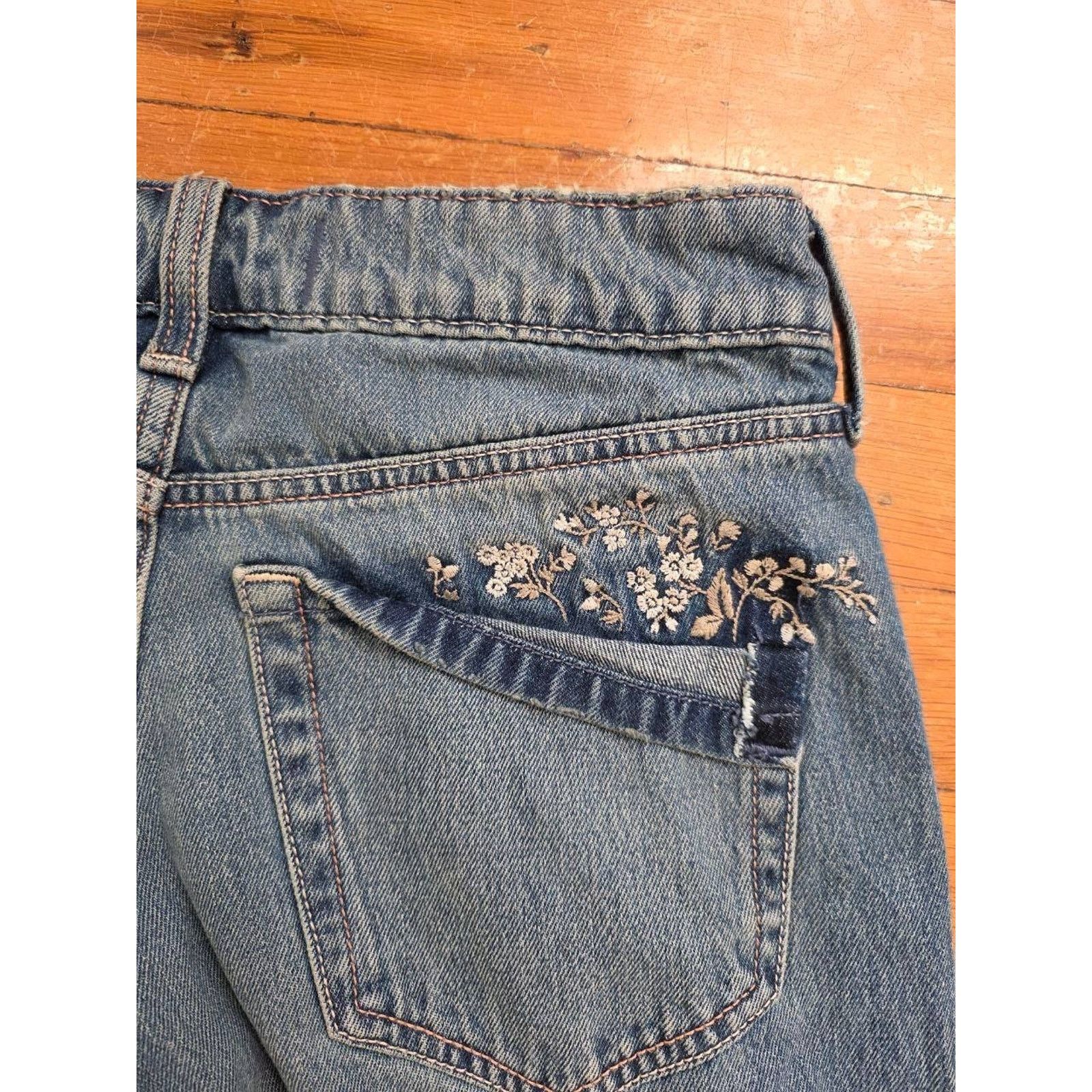 Hollister Hollister Wash Stretch Denim Wide leg Jean 25 W A001279 Size 25" / US 0 / IT 36 - 9 Thumbnail