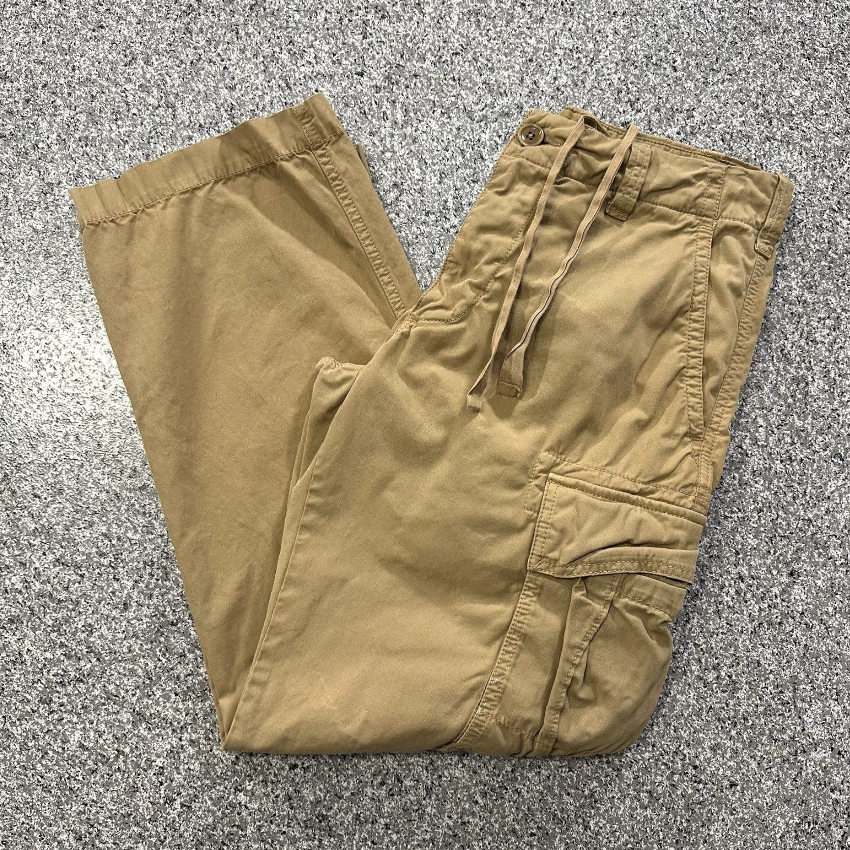 Banana Republic Banana Republic Pants Womens 8 Cargo 29x29 Tan Brown Cotton Classic Relaxed Fit 90s Y2K Cargo Pants Womens 8 Regular Brown Size 30" / US 8 / IT 44 - 2 Thumbnail