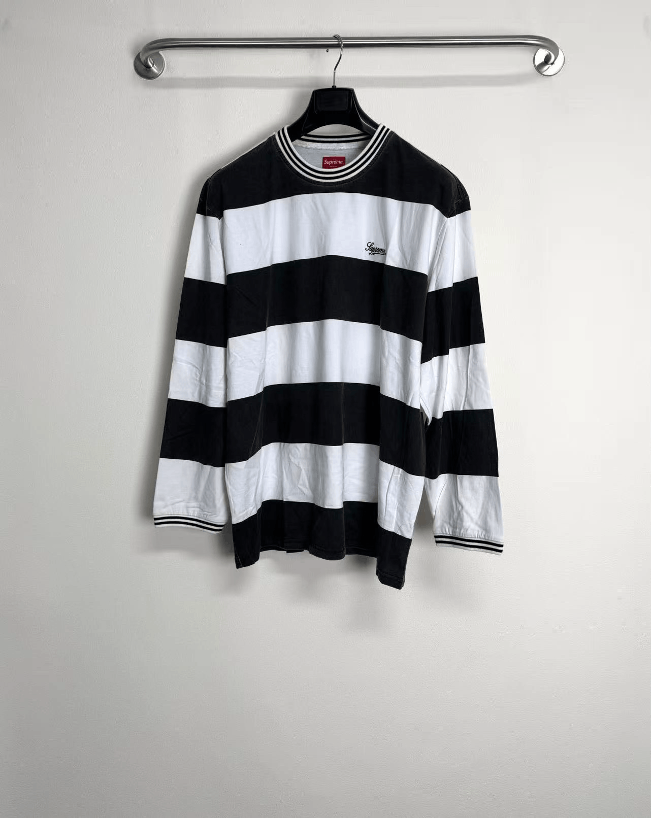 Supreme Supreme Black White Check Long Sleeve Size US L / EU 52-54 / 3 - 1 Thumbnail