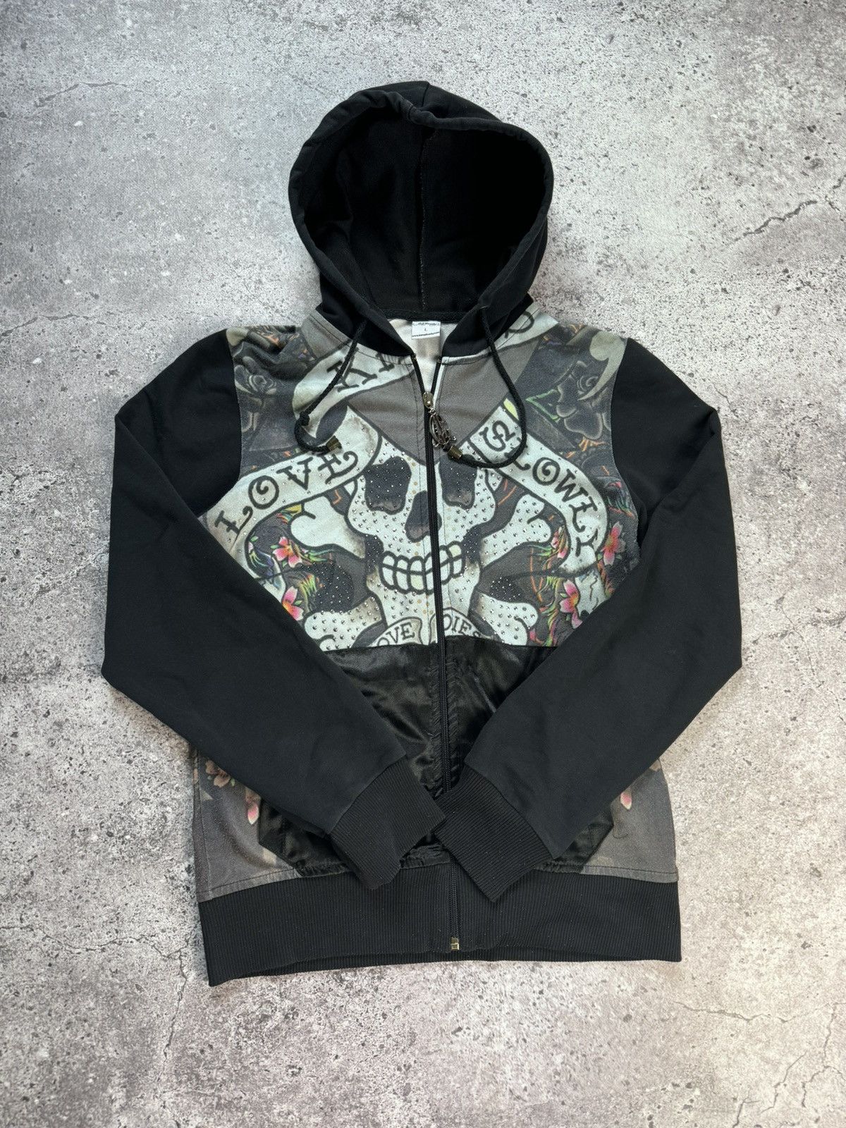 Christian Audigier × Ed Hardy × Vintage Ed Hardy by Christian Audigier Hoodie Vintage Y2K Size L / US 10 / IT 46 - 8 Thumbnail