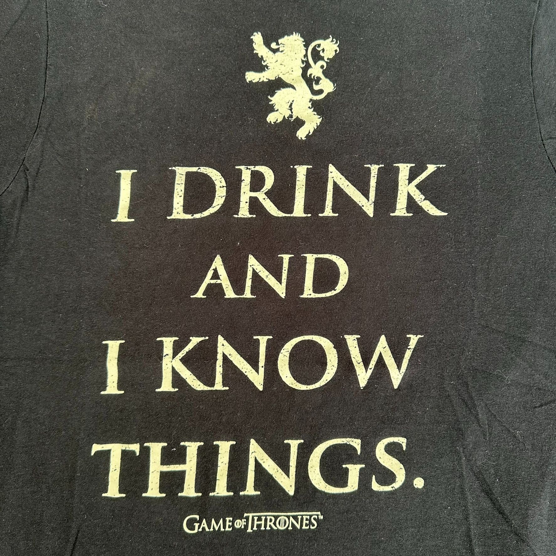 Vintage HBO Game of Thrones T-Shirt Tyrion Lannister Quote TV Tee Size US M / EU 48-50 / 2 - 2 Thumbnail