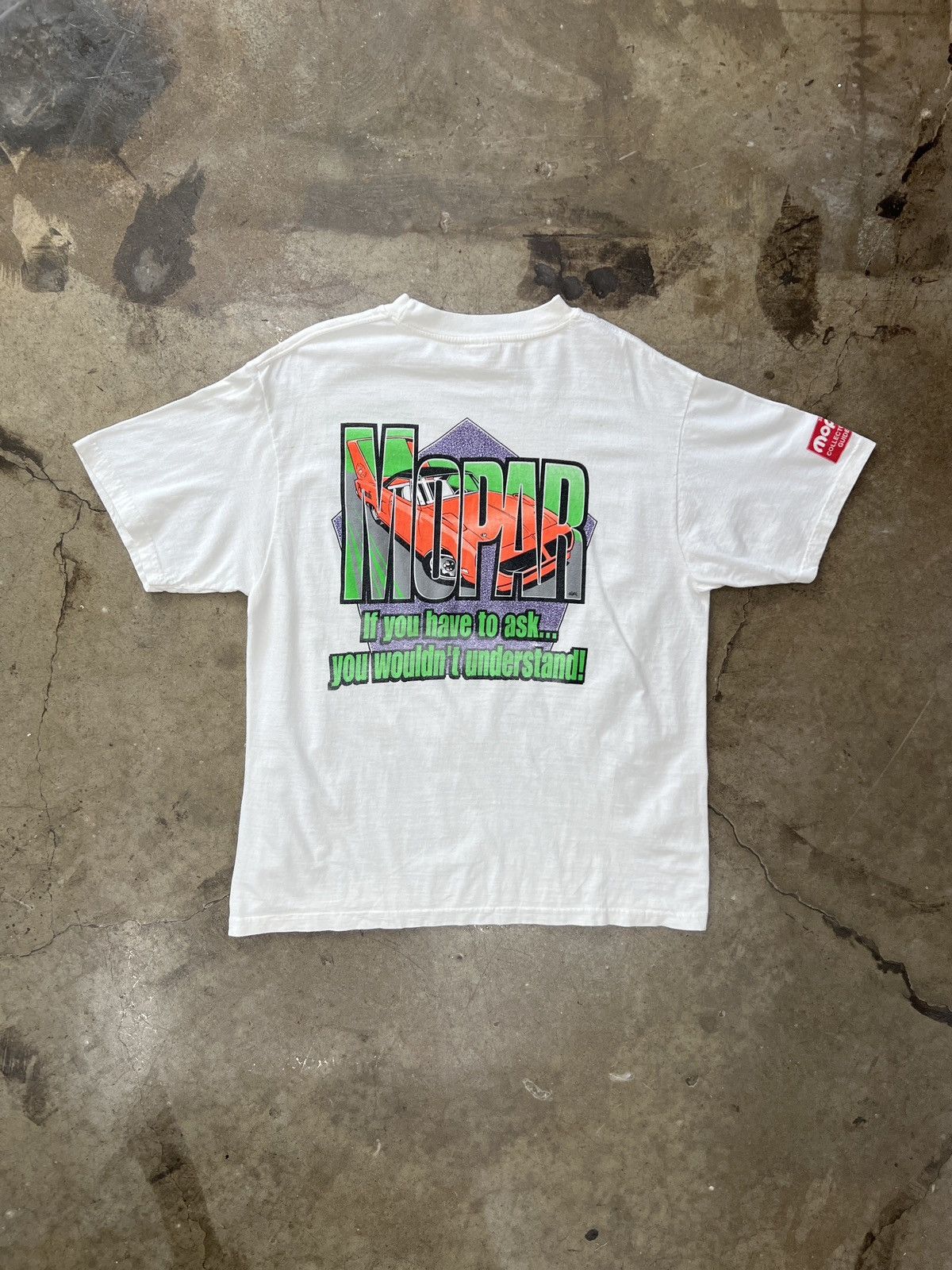 NASCAR Vintage Mopar or No Car Engine Car Tee Large Size US L / EU 52-54 / 3 - 2 Thumbnail