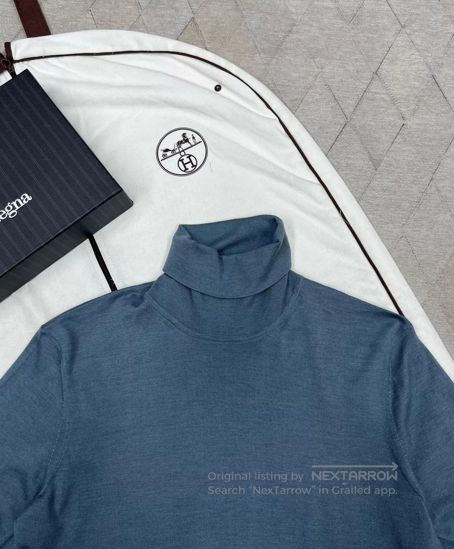 Ermenegildo Zegna Ermenegildo Zegna Cashmere Turtleneck Sweater. Size US XXL / EU 58 / 5 - 3 Thumbnail