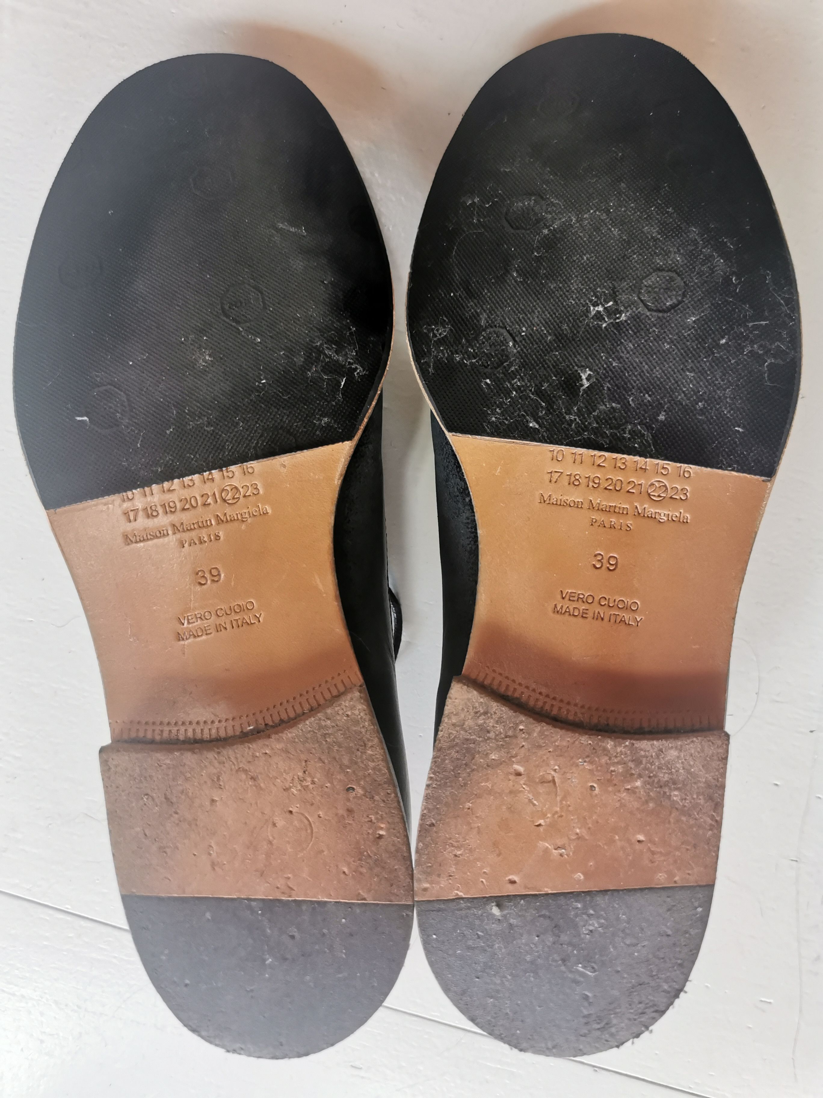 Maison Margiela MMM Green Painted Derbies - 39 Size US 6 / EU 39 - 7 Thumbnail