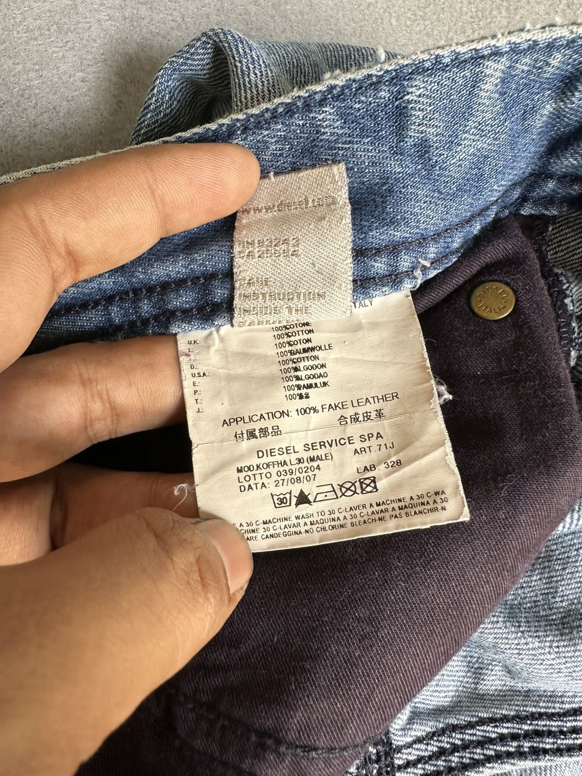 Diesel FLARE Diesel Distressed Denim Size US 32 / EU 48 - 22 Thumbnail