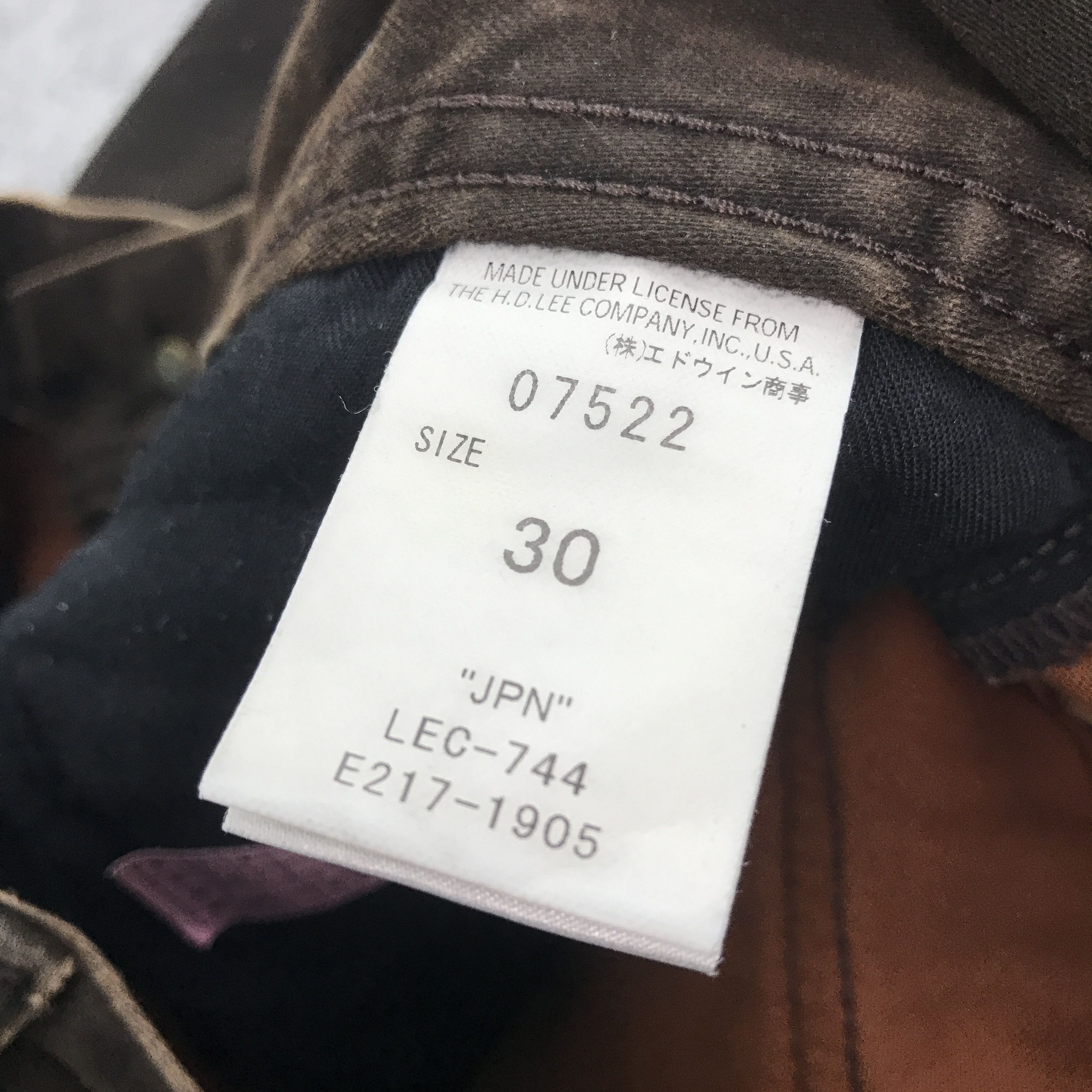 Lee Rare Lee brown Japan design Bootcut pants Size US 30 / EU 46 - 12 Thumbnail